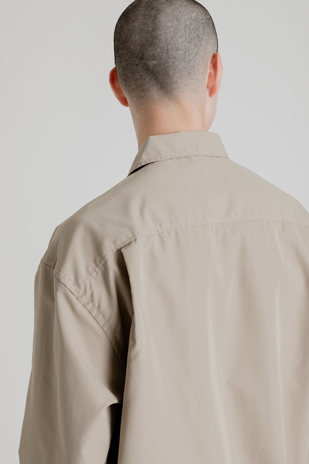 Frizmworks Multi Pocket Shirt Jacket in Beige