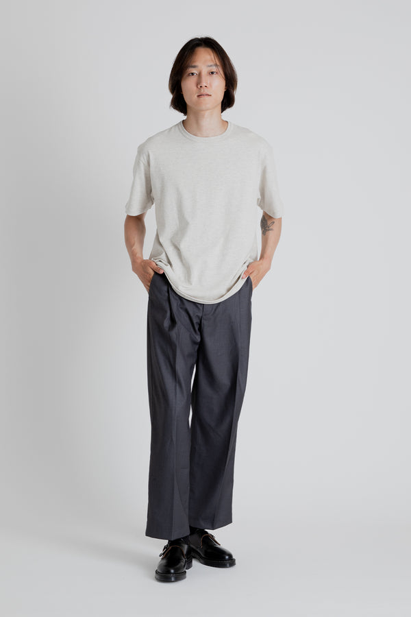 Frizmworks OG One Tuck Wide Slack Pants in Charcoal | Wallace Mercanti