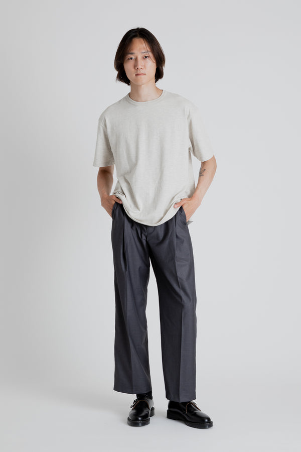Frizmworks OG One Tuck Wide Slack Pants in Charcoal | Wallace Mercanti