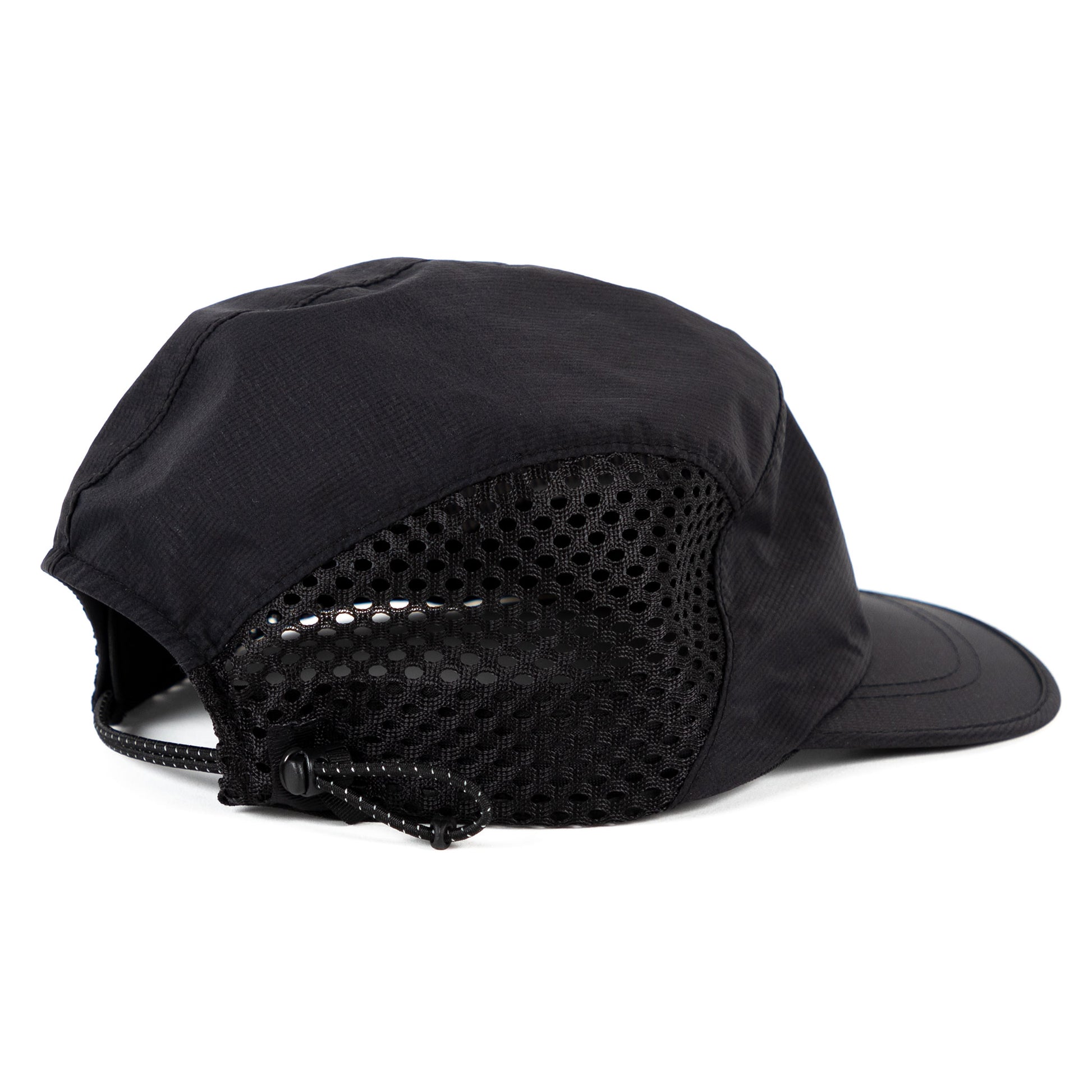 Goldwin short brim mesh cap black