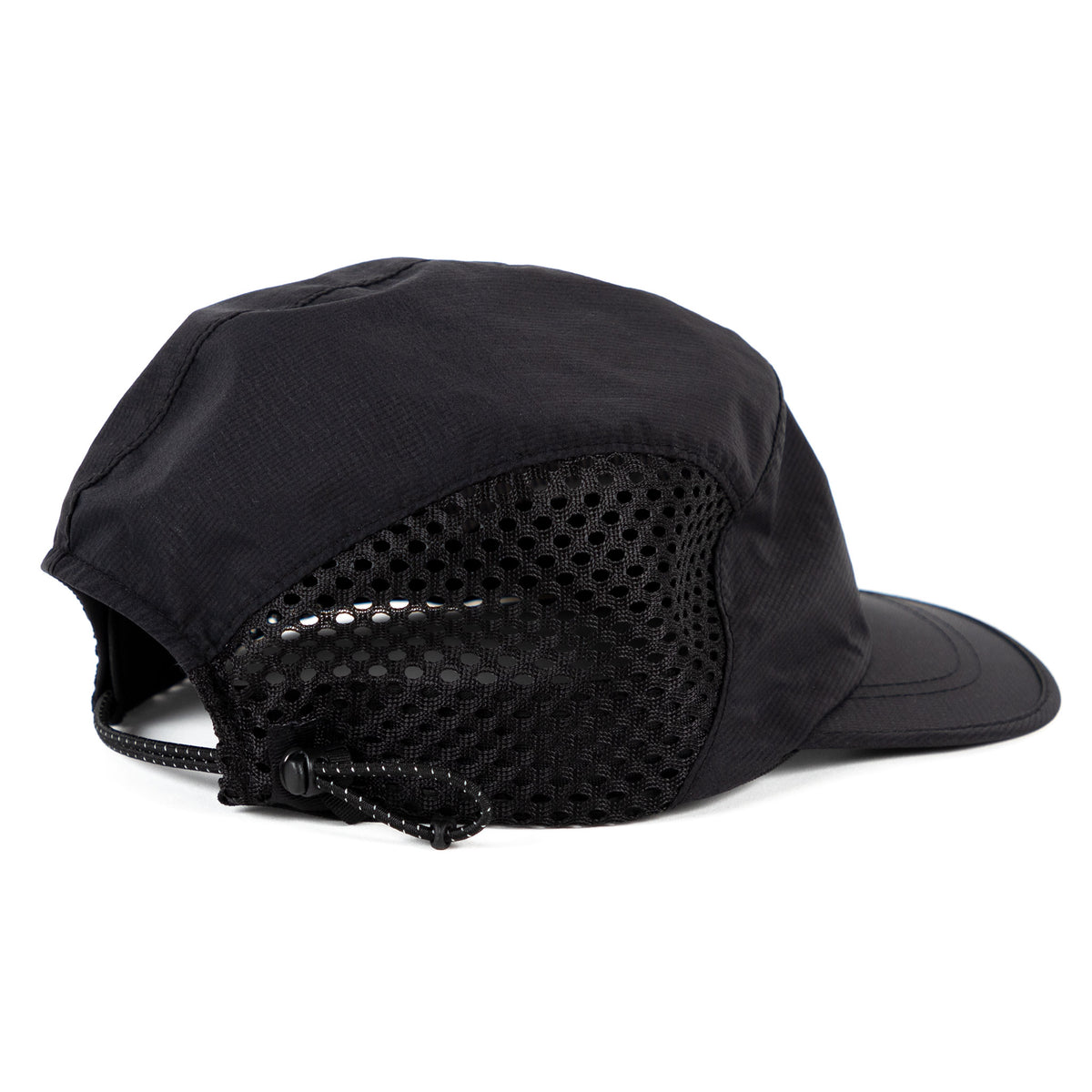 Goldwin short brim mesh cap black