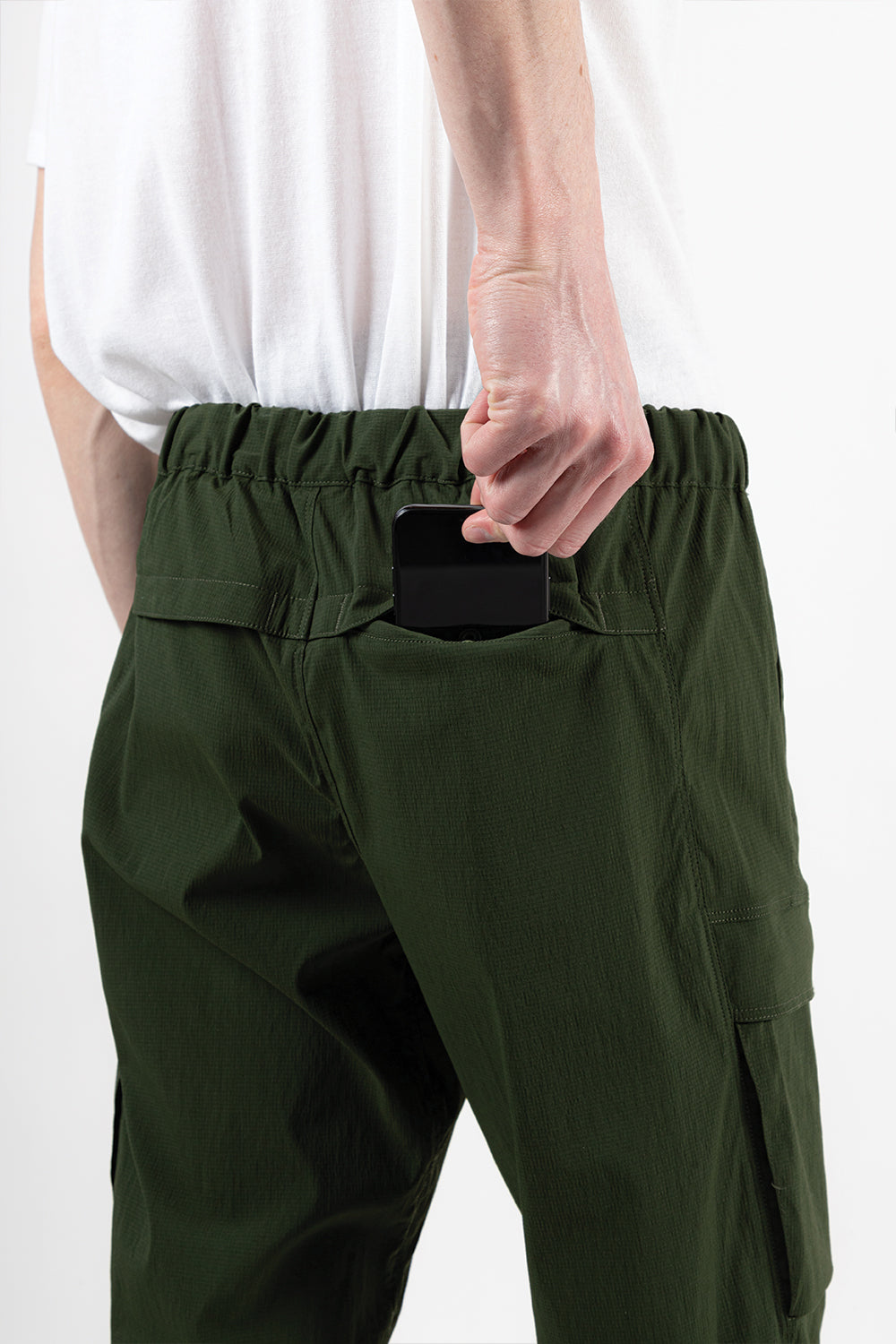 Goldwin Cordura Stretch Cargo Pants in Cypress Green - Wallace Mercant