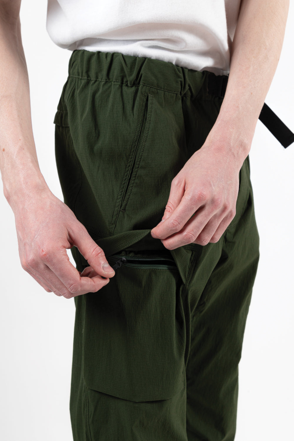 Goldwin Cordura Stretch Cargo Pants in Cypress Green - Wallace Mercant