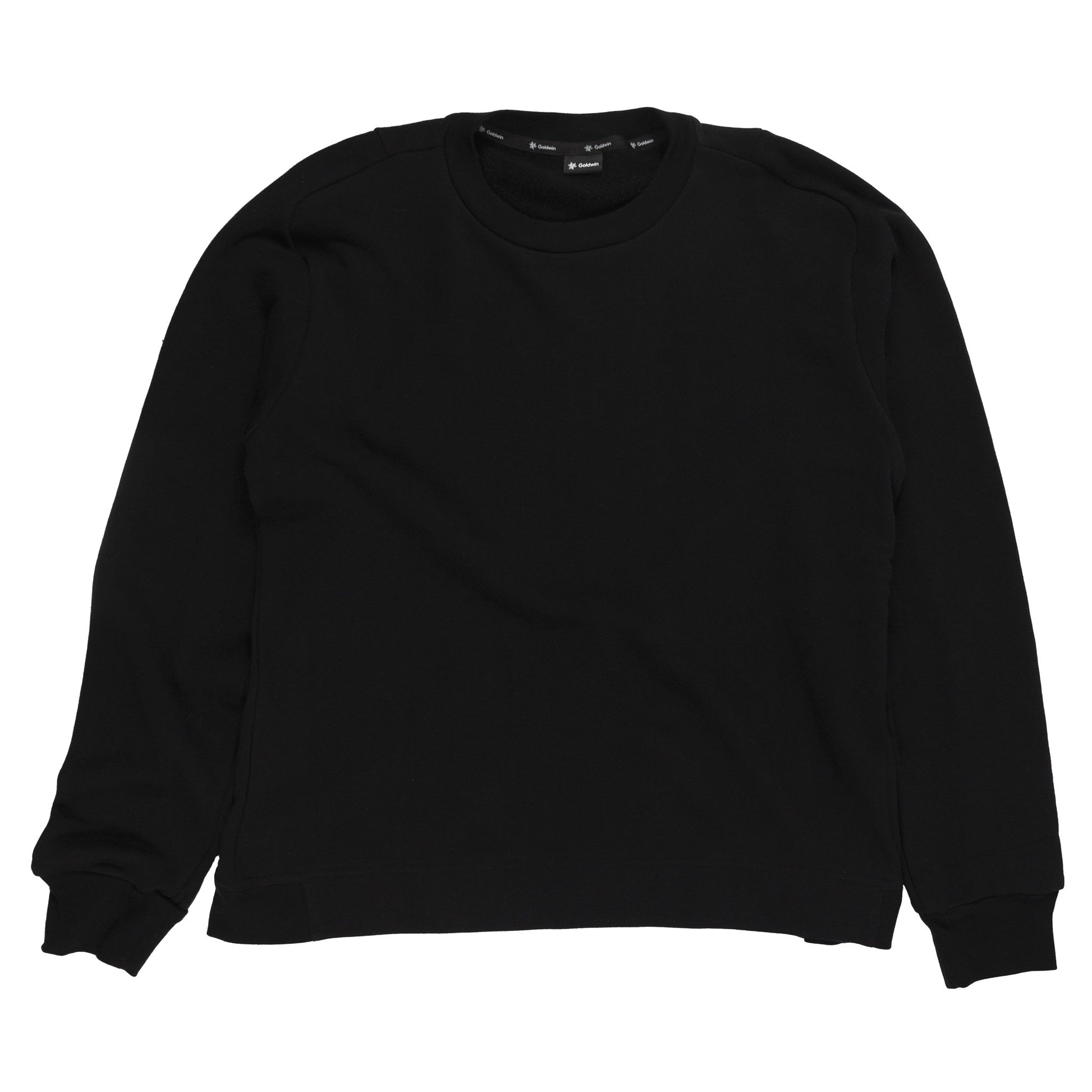 Goldwin Crewneck Sweatshirt in Black sweater front