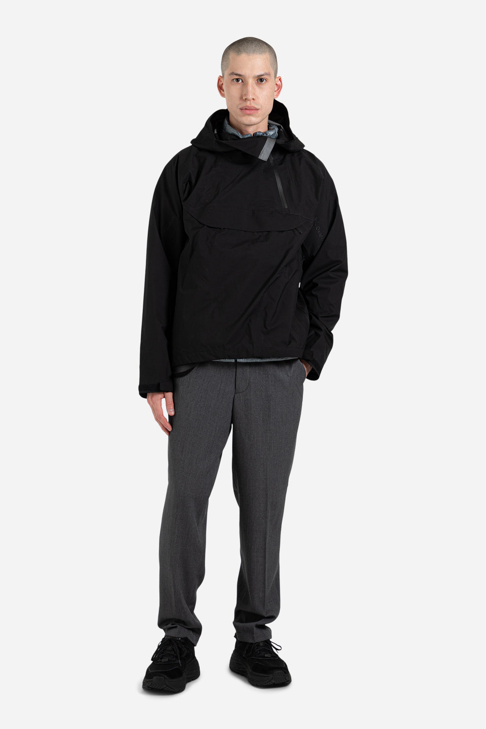 Goldwin GORE-TEX Fly Air Pullover in Black - Wallace Mercantile Shop