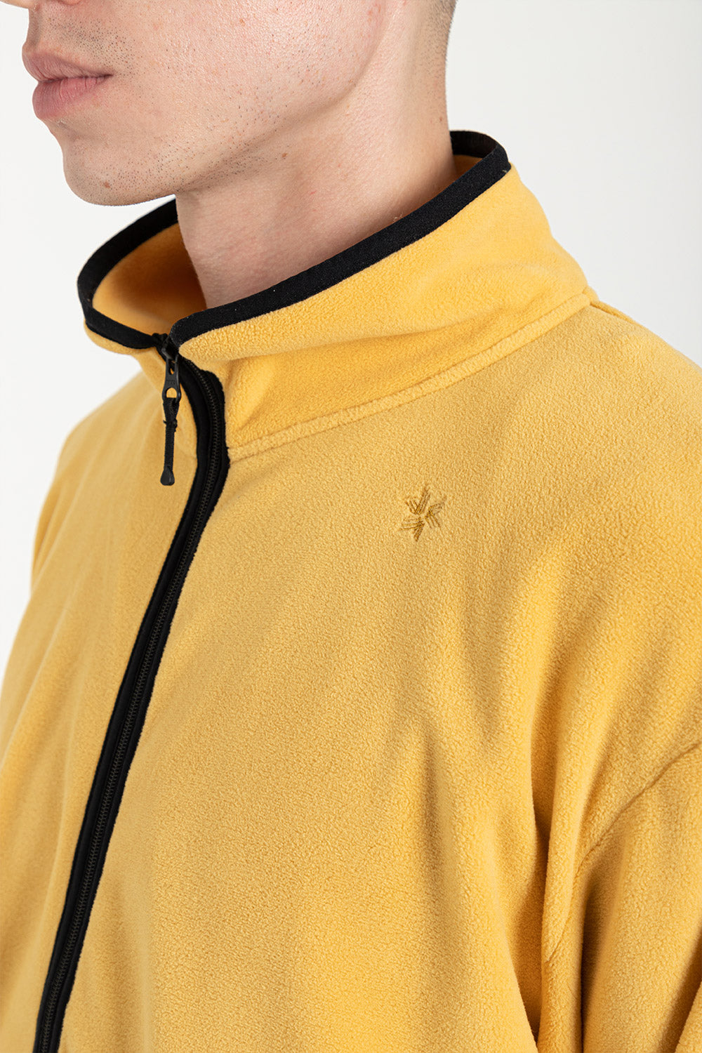 goldwin-micro-fleece-half-zip-gold