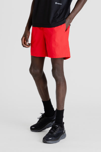 Red on sale nylon shorts