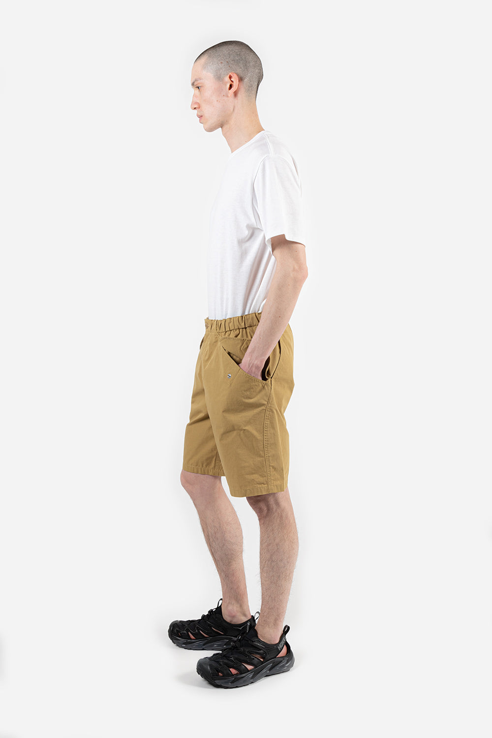 Goldwin Relax Easy Shorts in Beige - Wallace Mercantile Shop