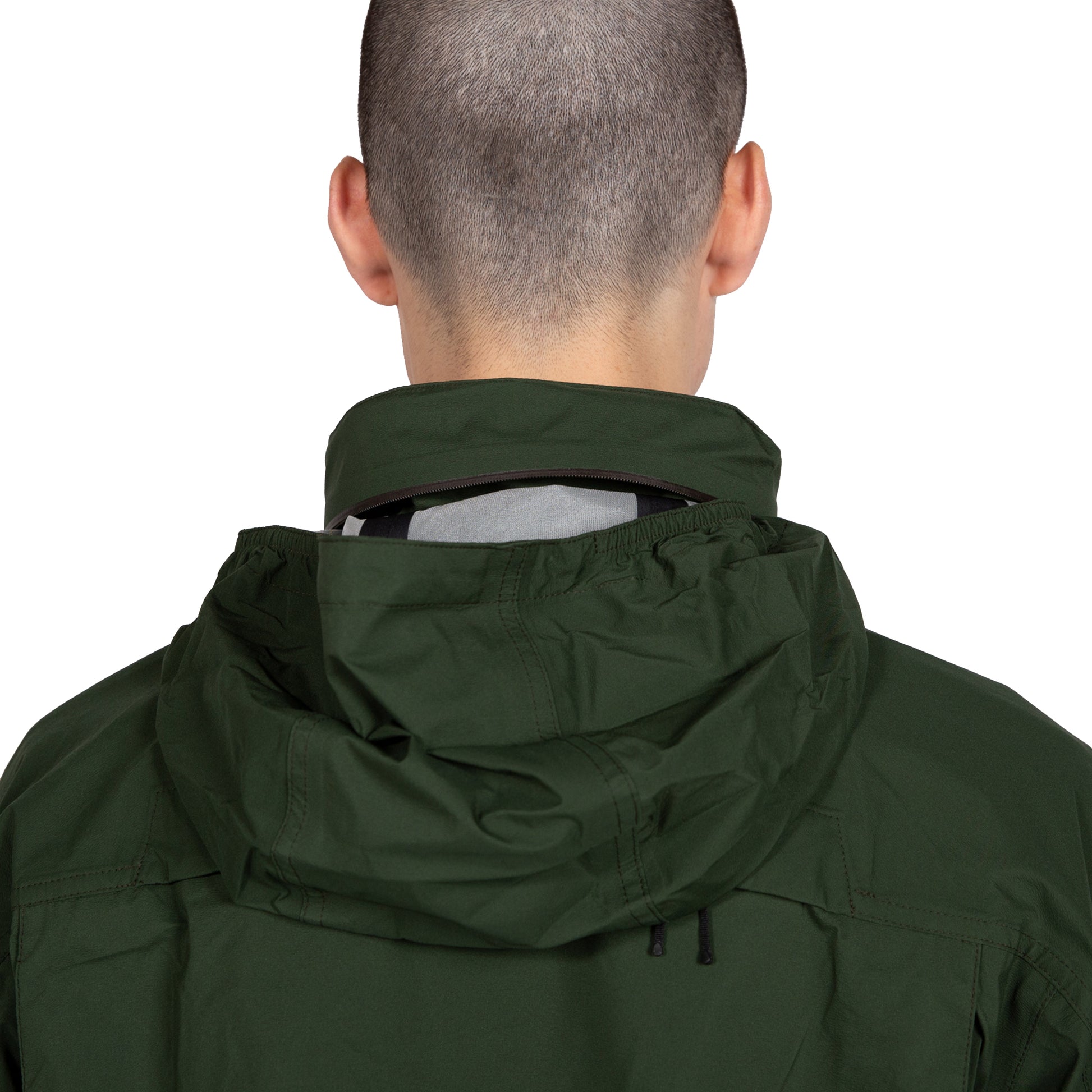 Goldwin Traveler Blouson in Cypress Green Outerwear sportwear hooded hood rain gear all weather