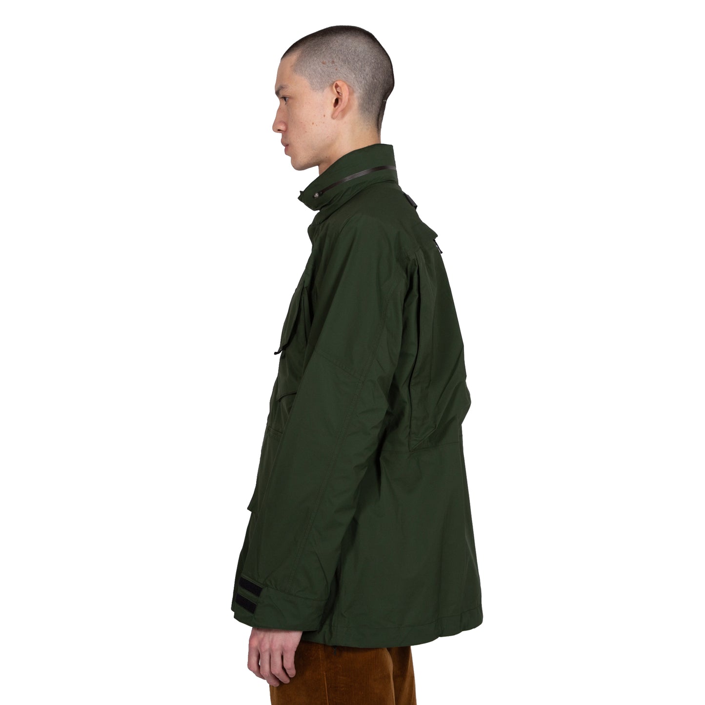 Goldwin Traveler Blouson in Cypress Green Outerwear sportwear hooded hood rain gear all weather