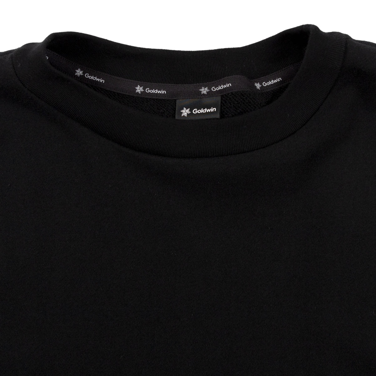 Goldwin Crewneck Sweatshirt in Black sweater collar