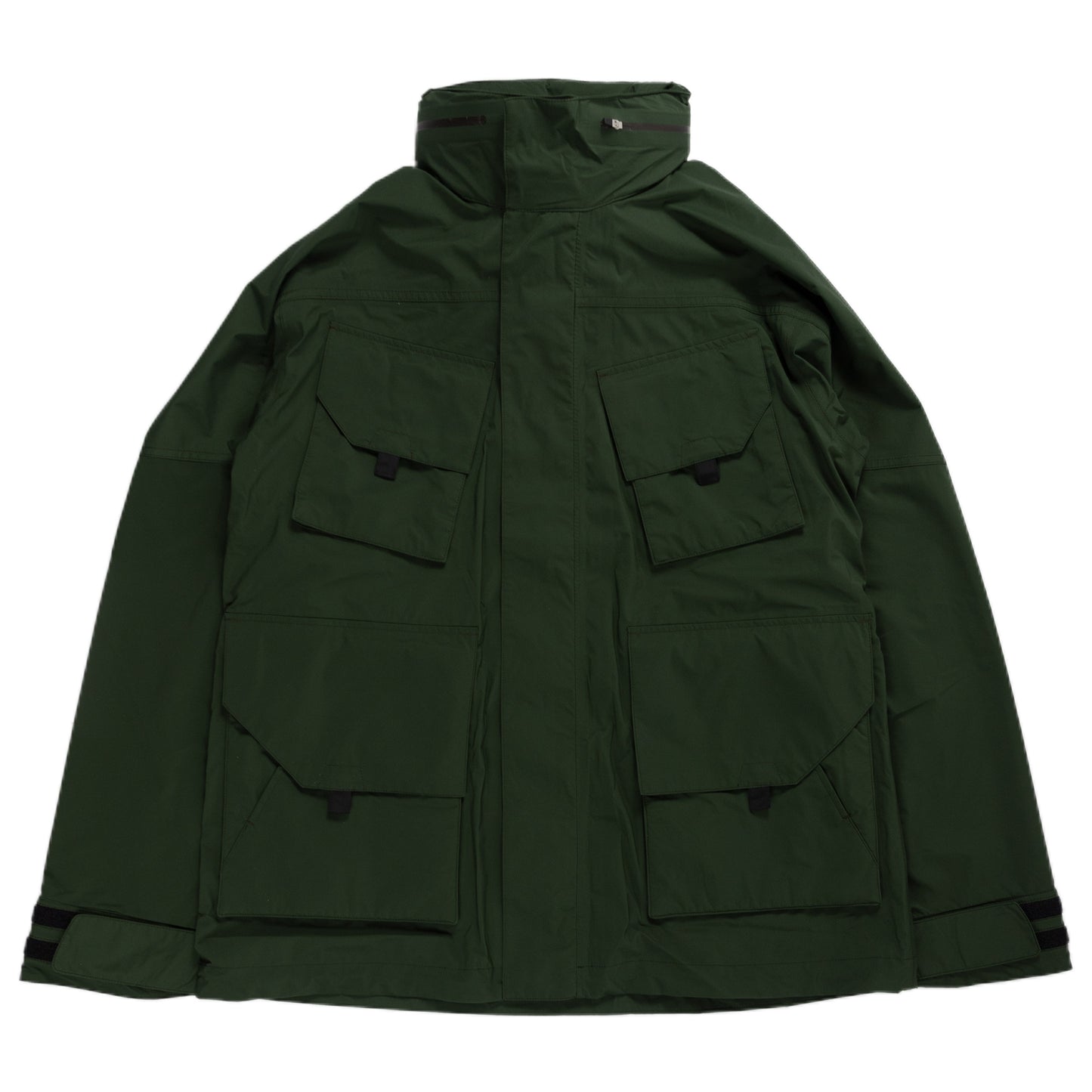 Goldwin Traveler Blouson in Cypress Green Outerwear sportwear hooded hood rain gear all weather