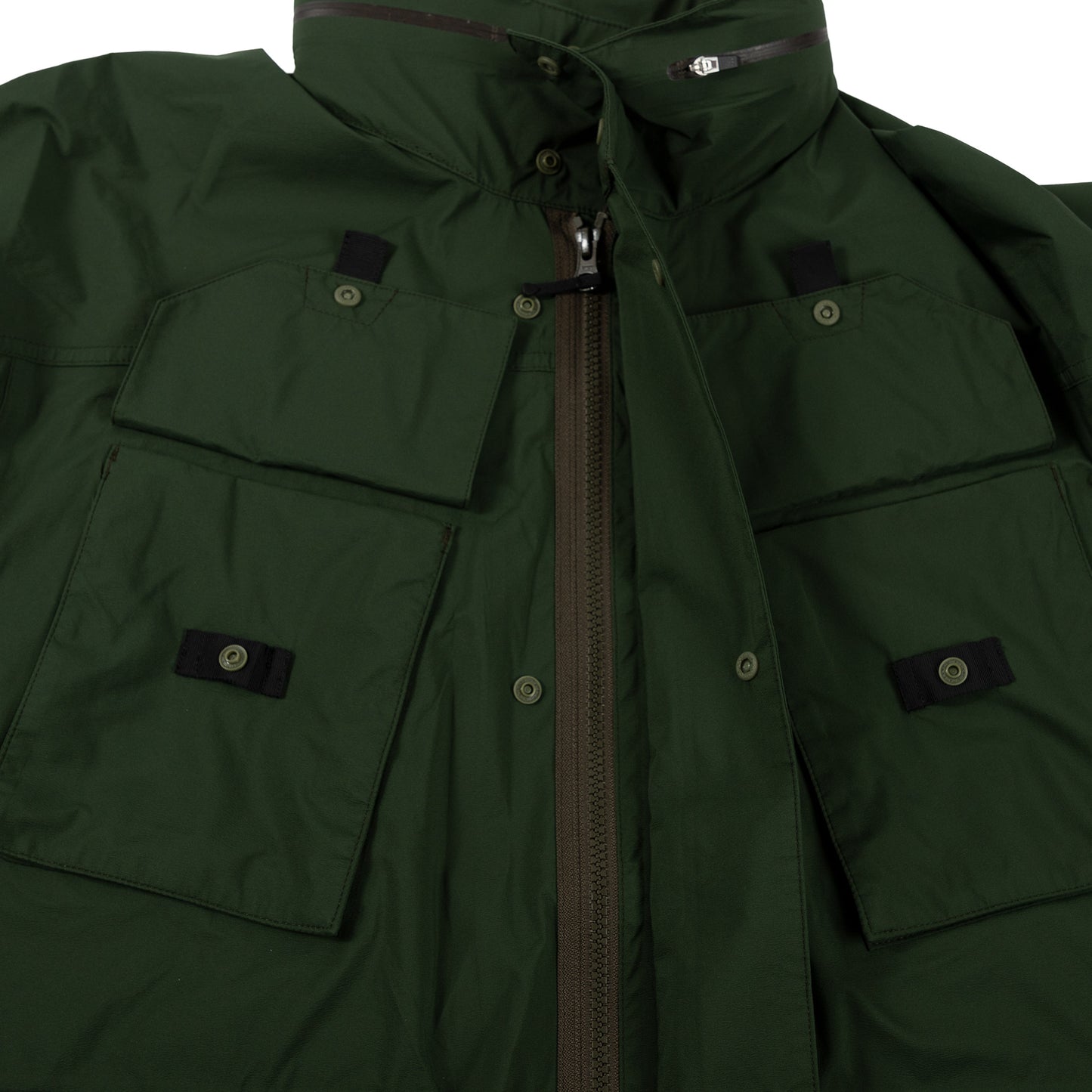 Goldwin Traveler Blouson in Cypress Green Outerwear sportwear hooded hood rain gear all weather zipper