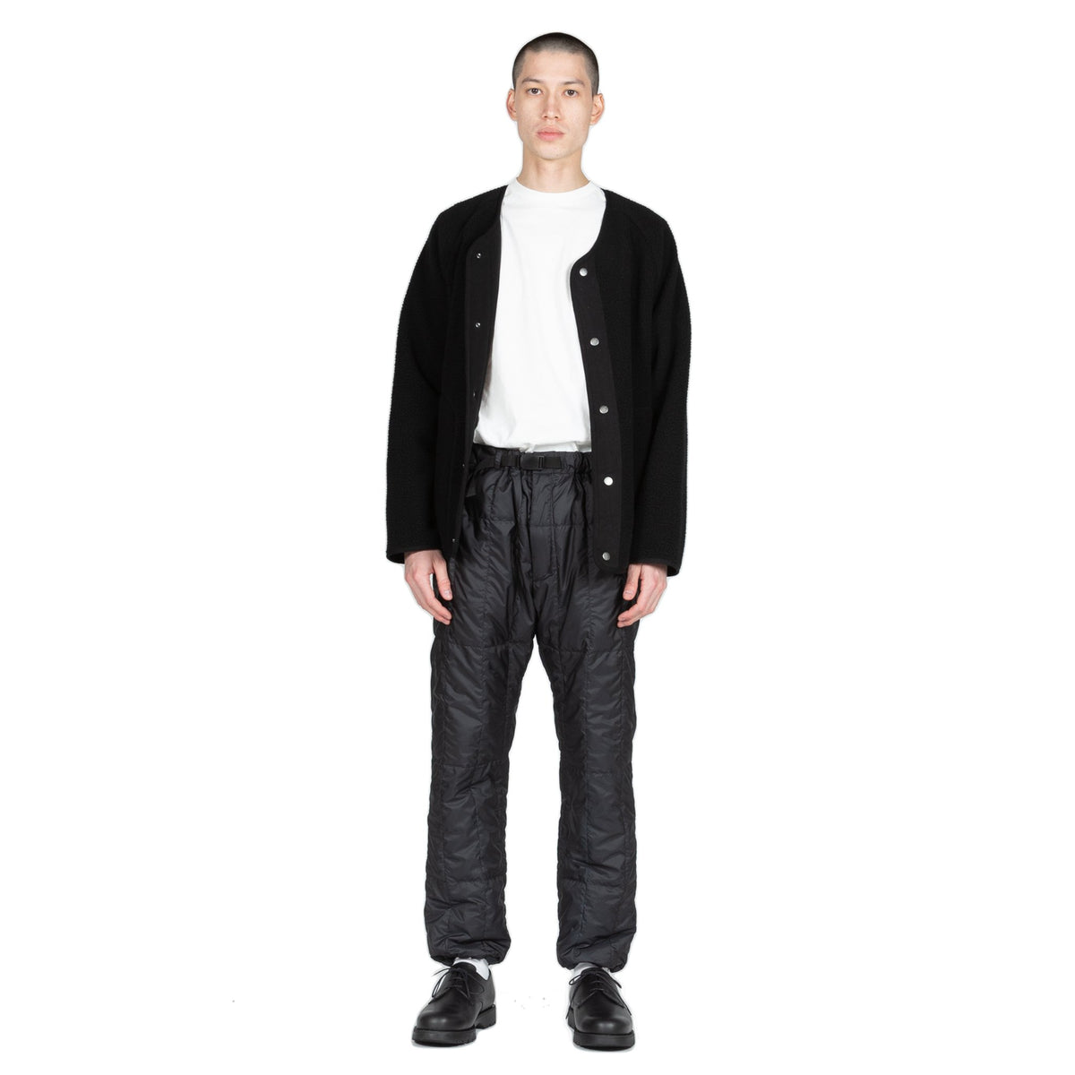 Gramicci Boa Fleece Jacket in Black outer wear warm front
