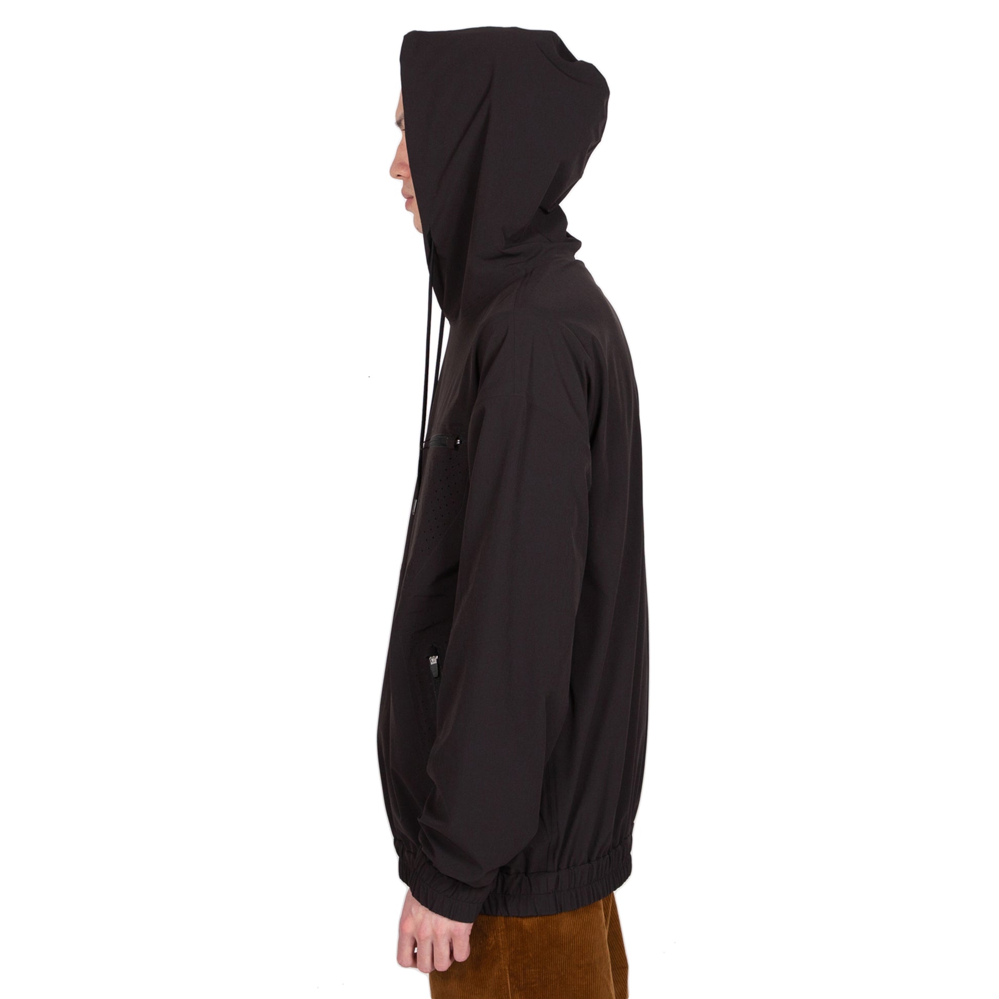 Gramicci Sonora Pertex Hoodie in Black all weather weatherproof outer wear