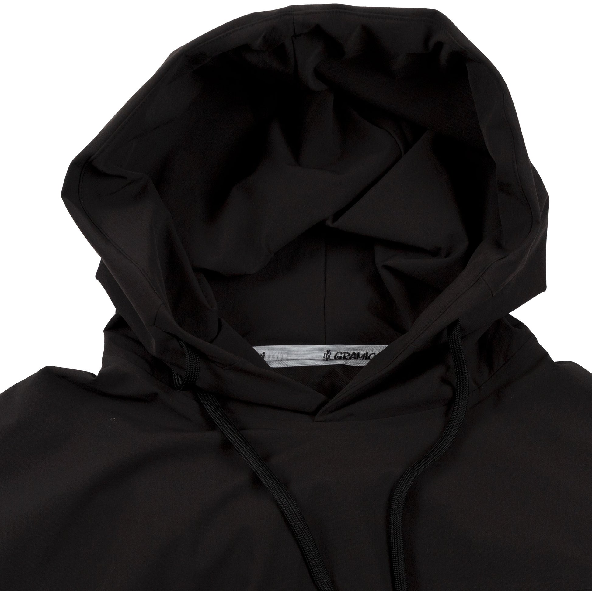 Gramicci Sonora Pertex Hoodie in Black all weather weatherproof outer wear hood