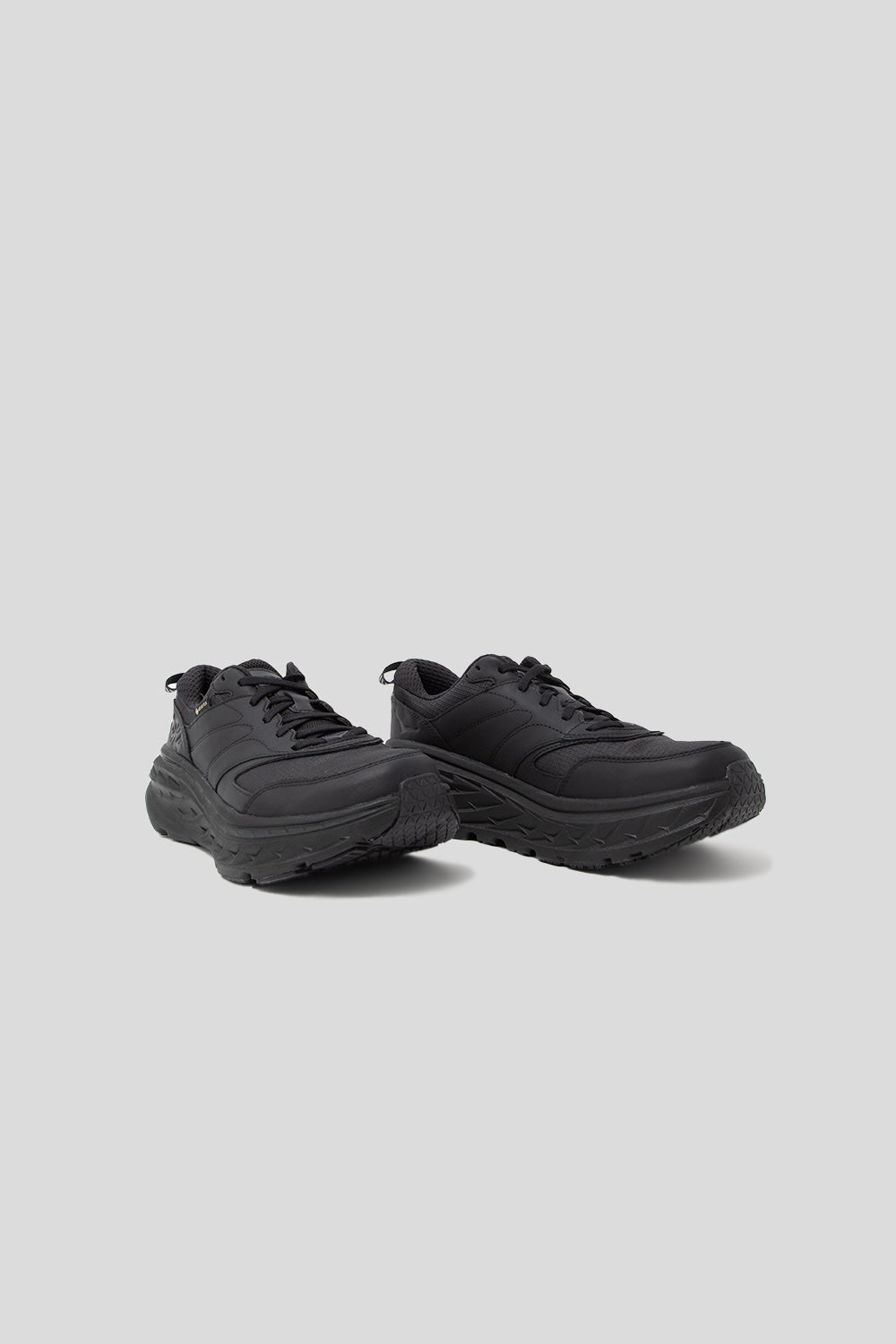 Hoka Bondi L GTX Shoe in Black / Black | Wallace Mercantile Shop