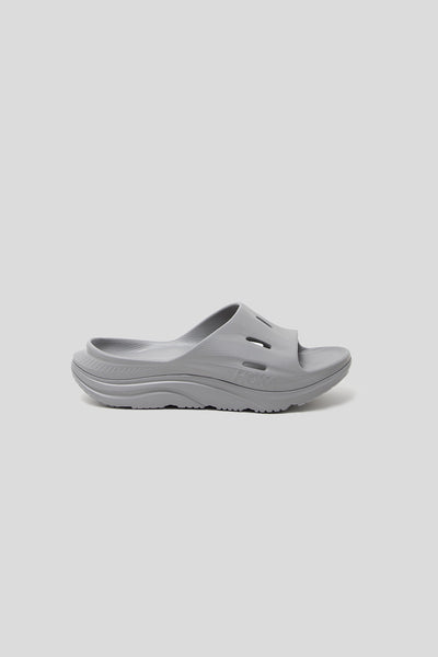 HOKA All Gender Ora Recovery Slide 3 - Grey/Grey | Wallace