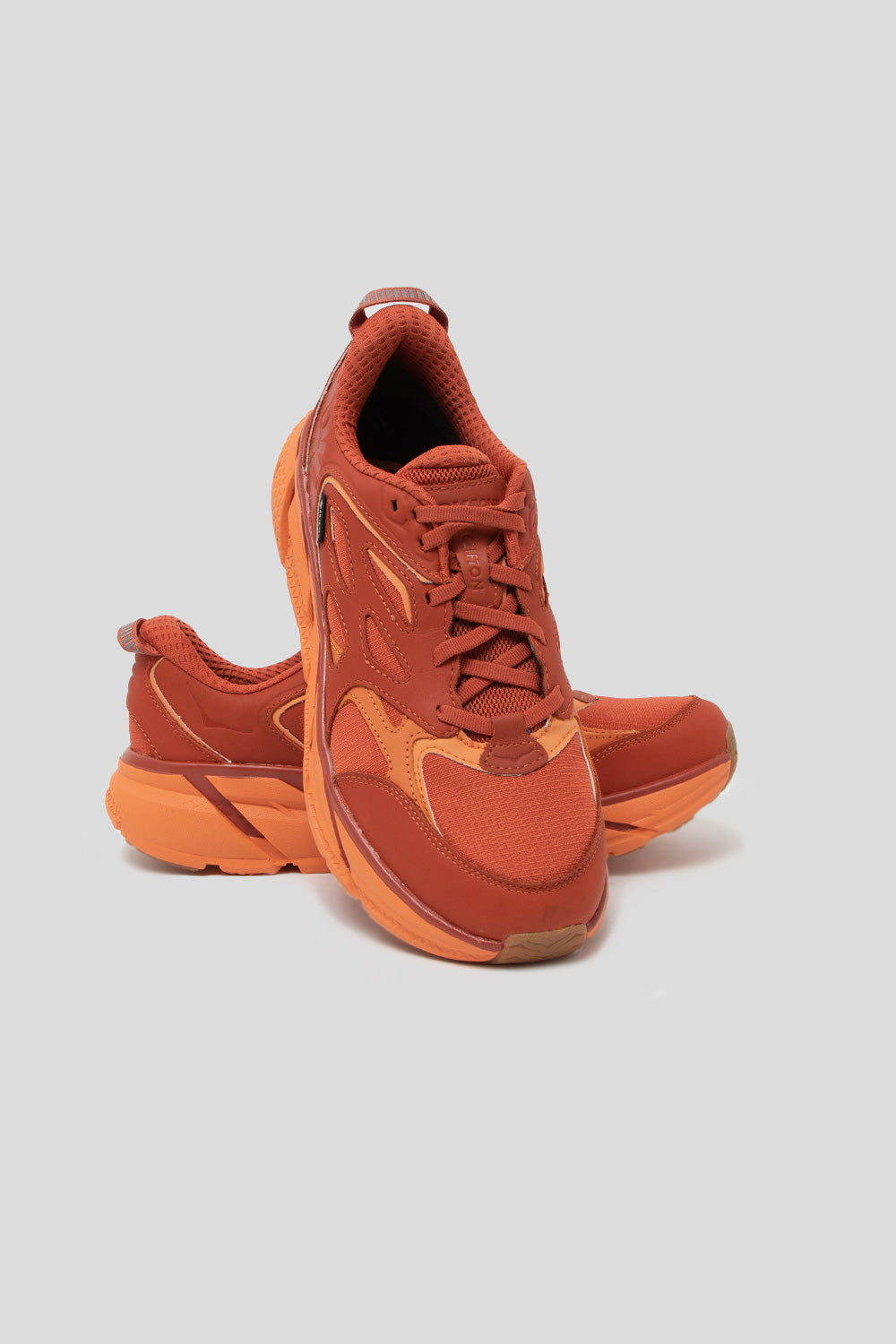 Hoka All Gender Clifton L GTX Shoe in Burnt Ochre/Copper Tan