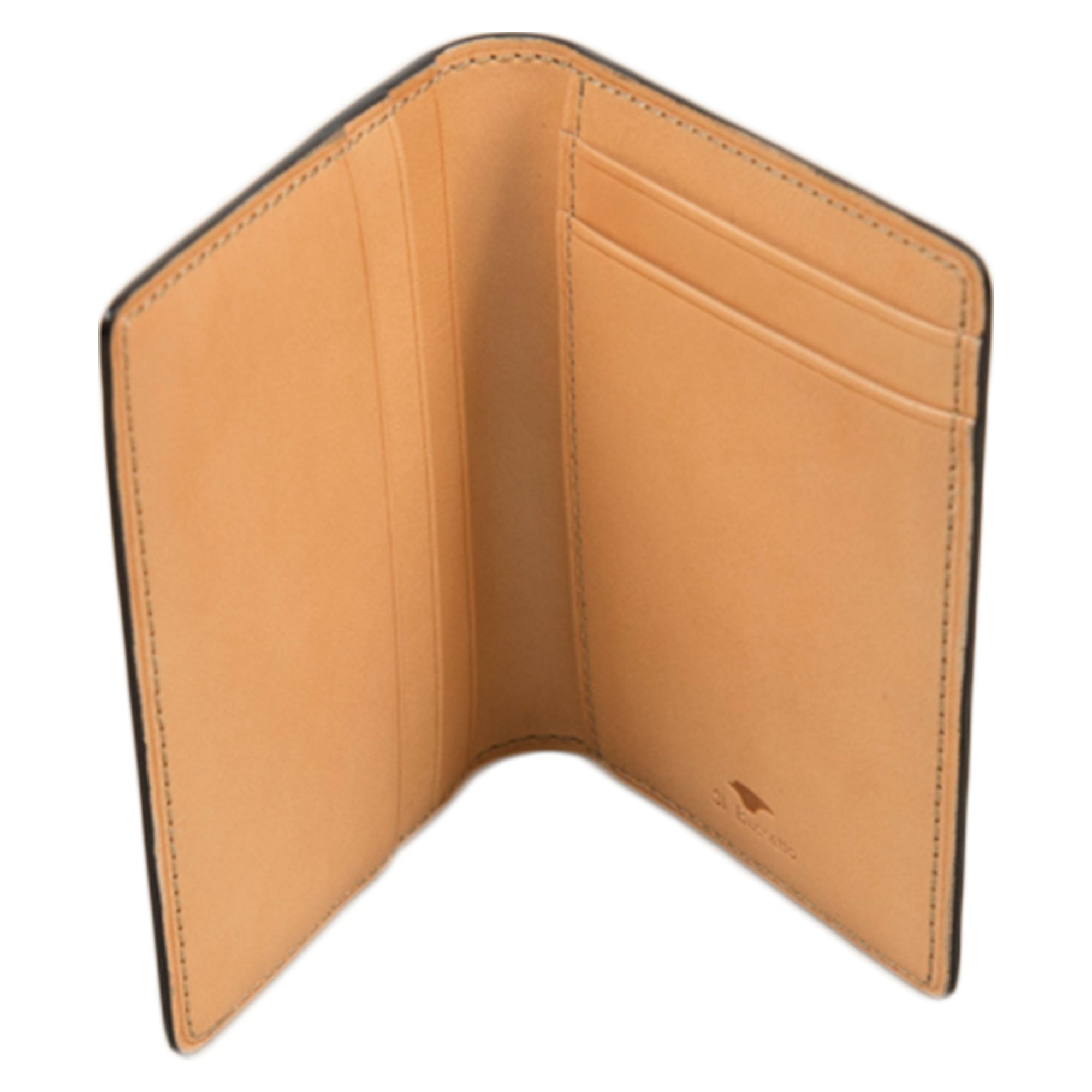 Il Bussetto Bi Fold Card Case in Black