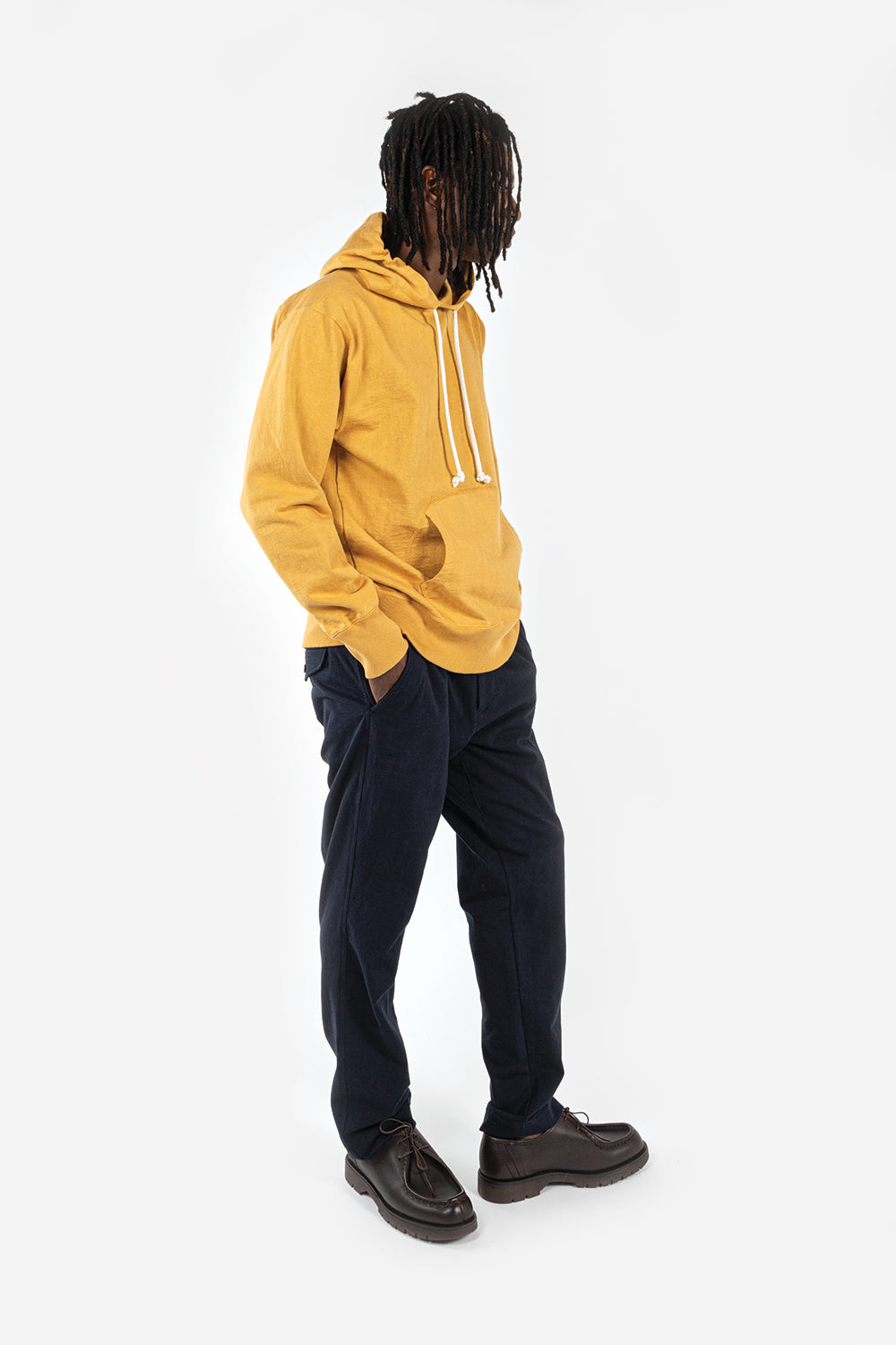 Jackman Dotsume Pullover Parka in Knuckle Yellow - Wallace