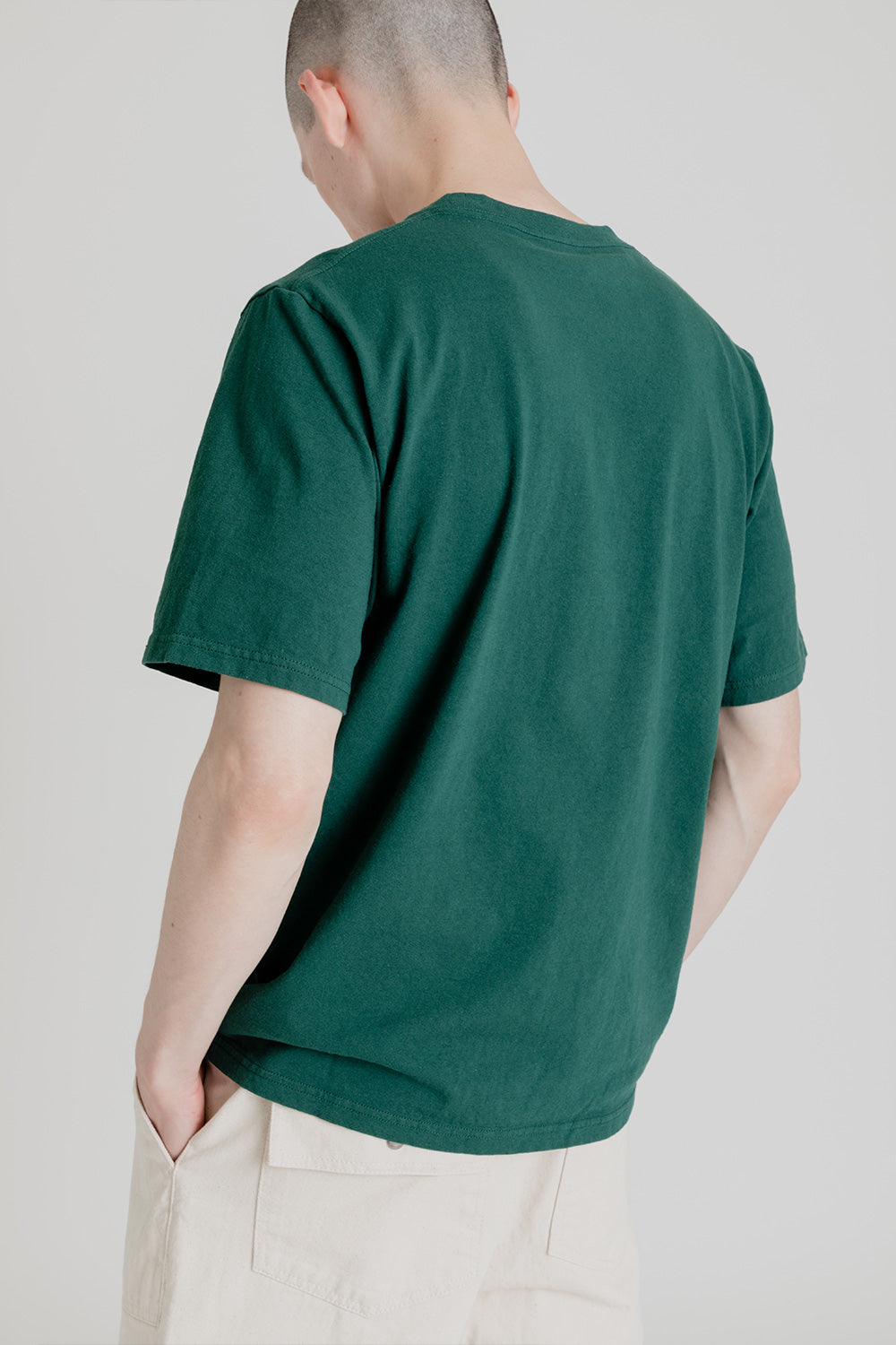 Jackman Pocket T-Shirt in Ivy Green