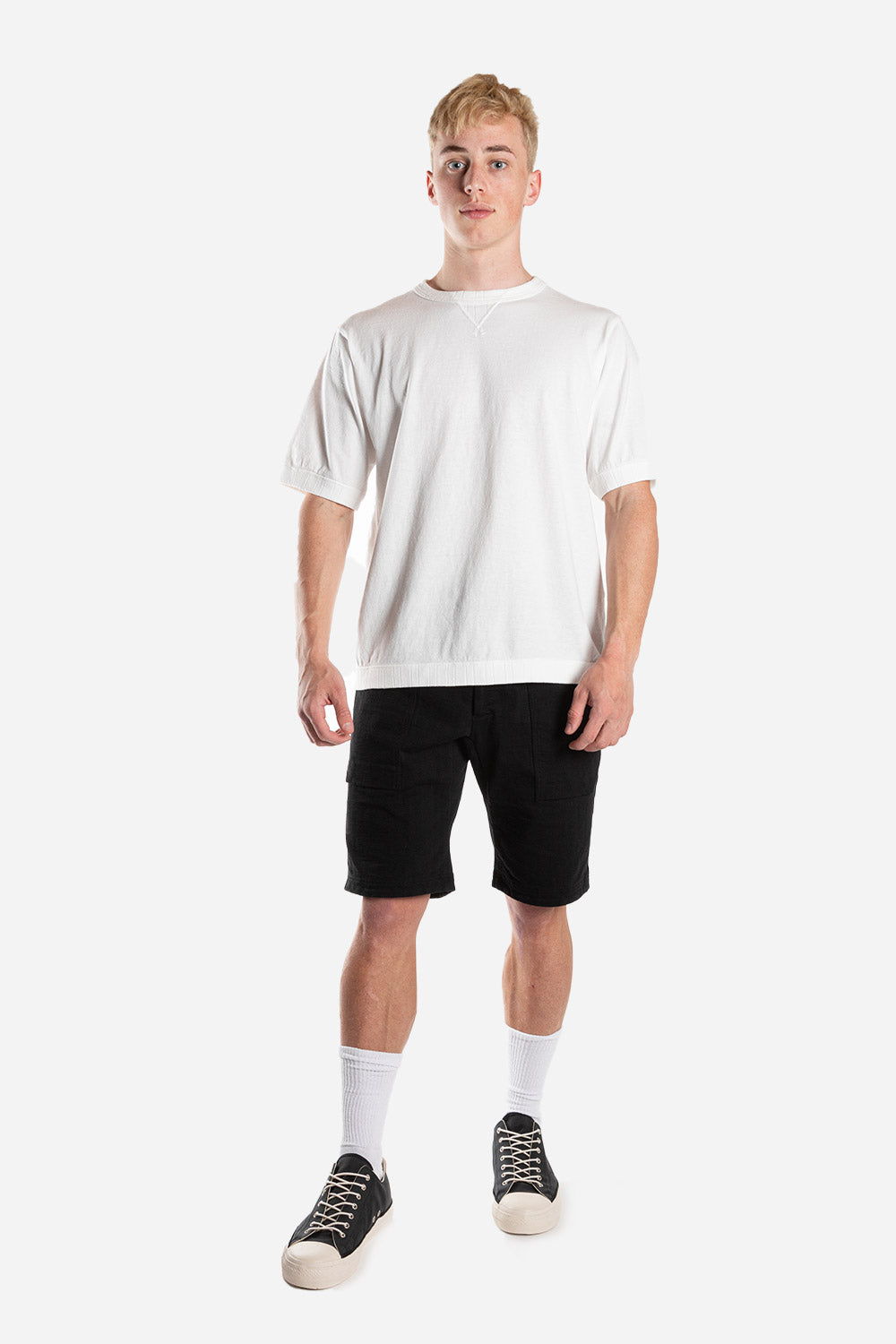 Ribbed T-Shirt - White