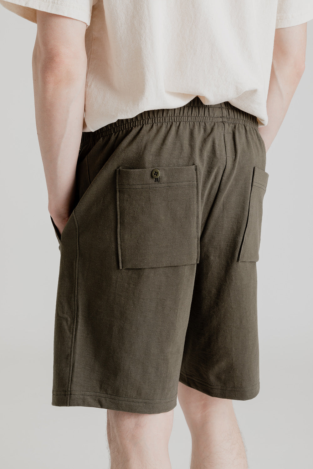 Jackman Stretch Shorts in Olive Drab