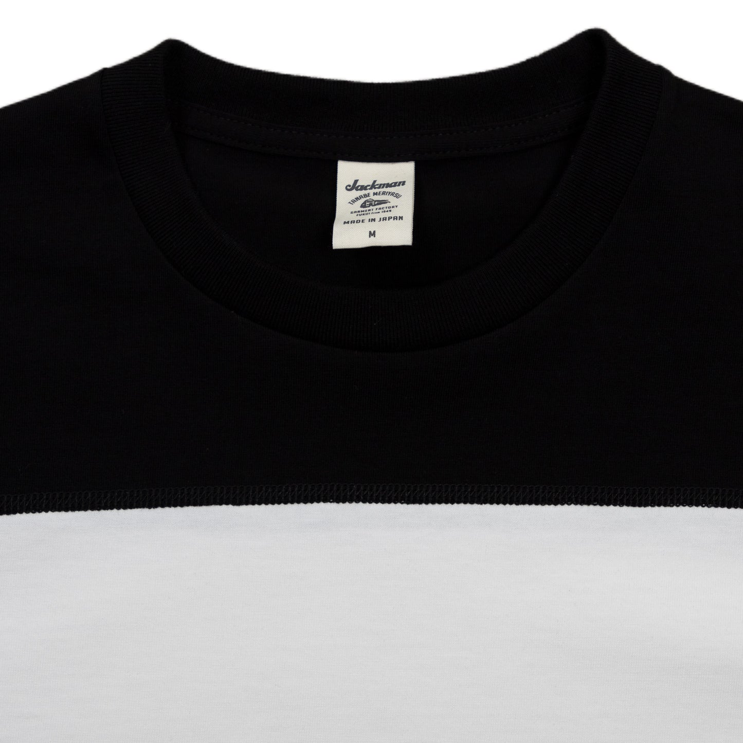 Border T-shirt Double Stripe - Black/White