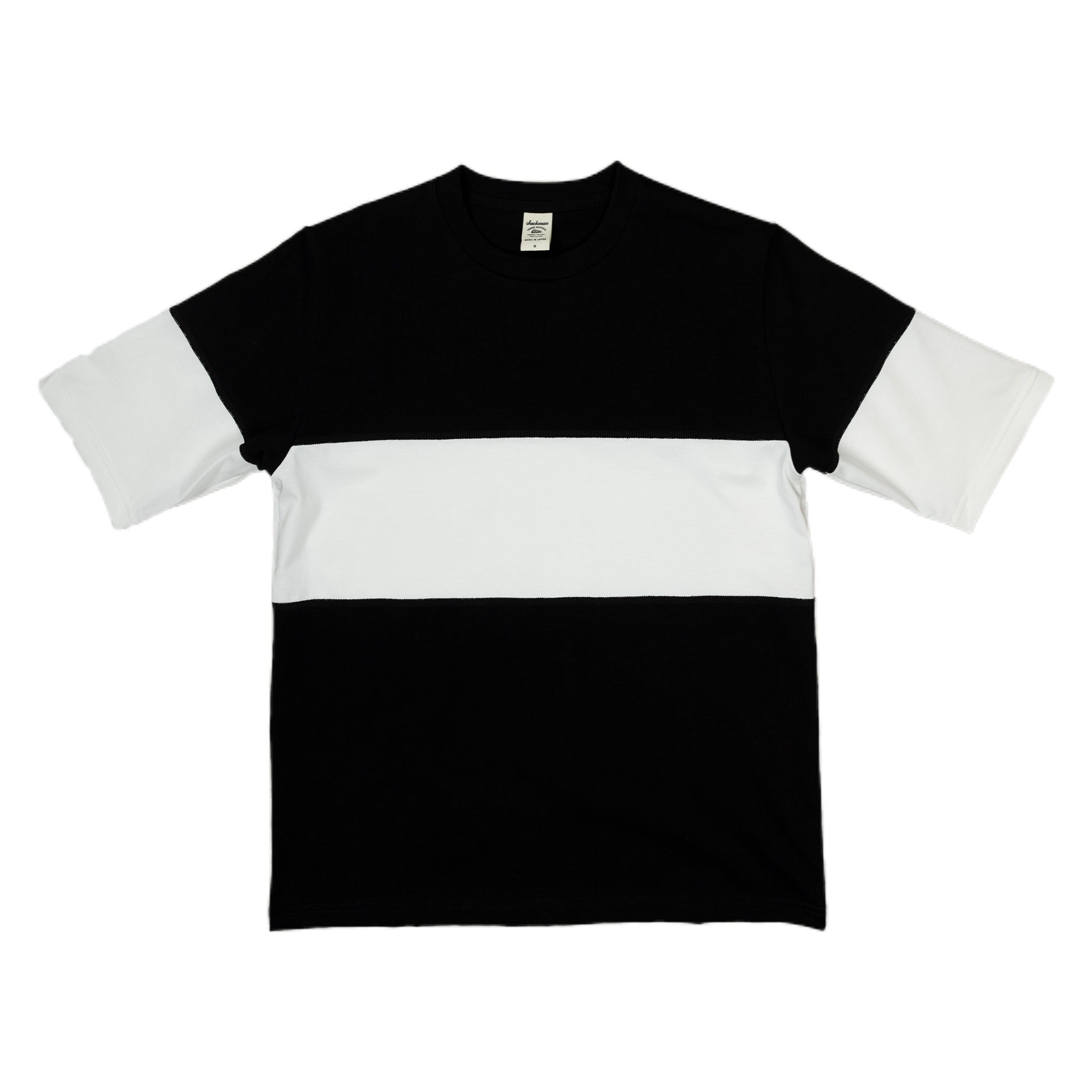 Border T-shirt One Stripe Black / White