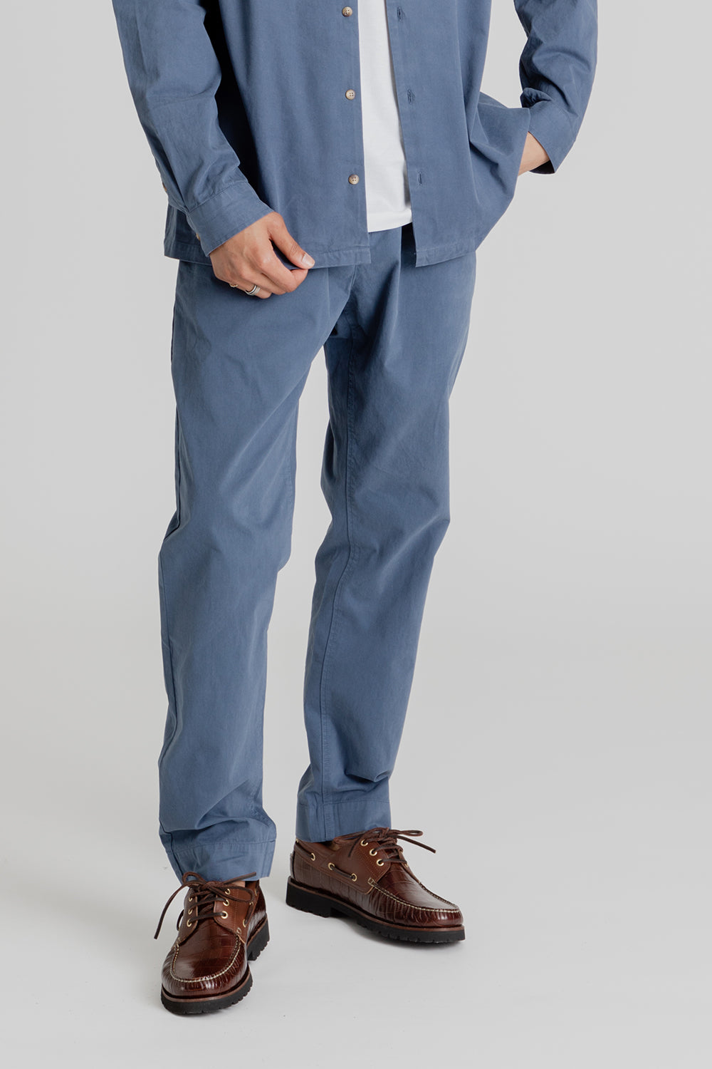 Kestin Inverness Twill Trouser in French Blue