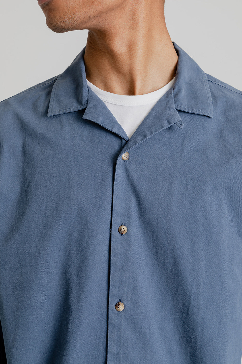 Kestin Tain Shirt in French Blue
