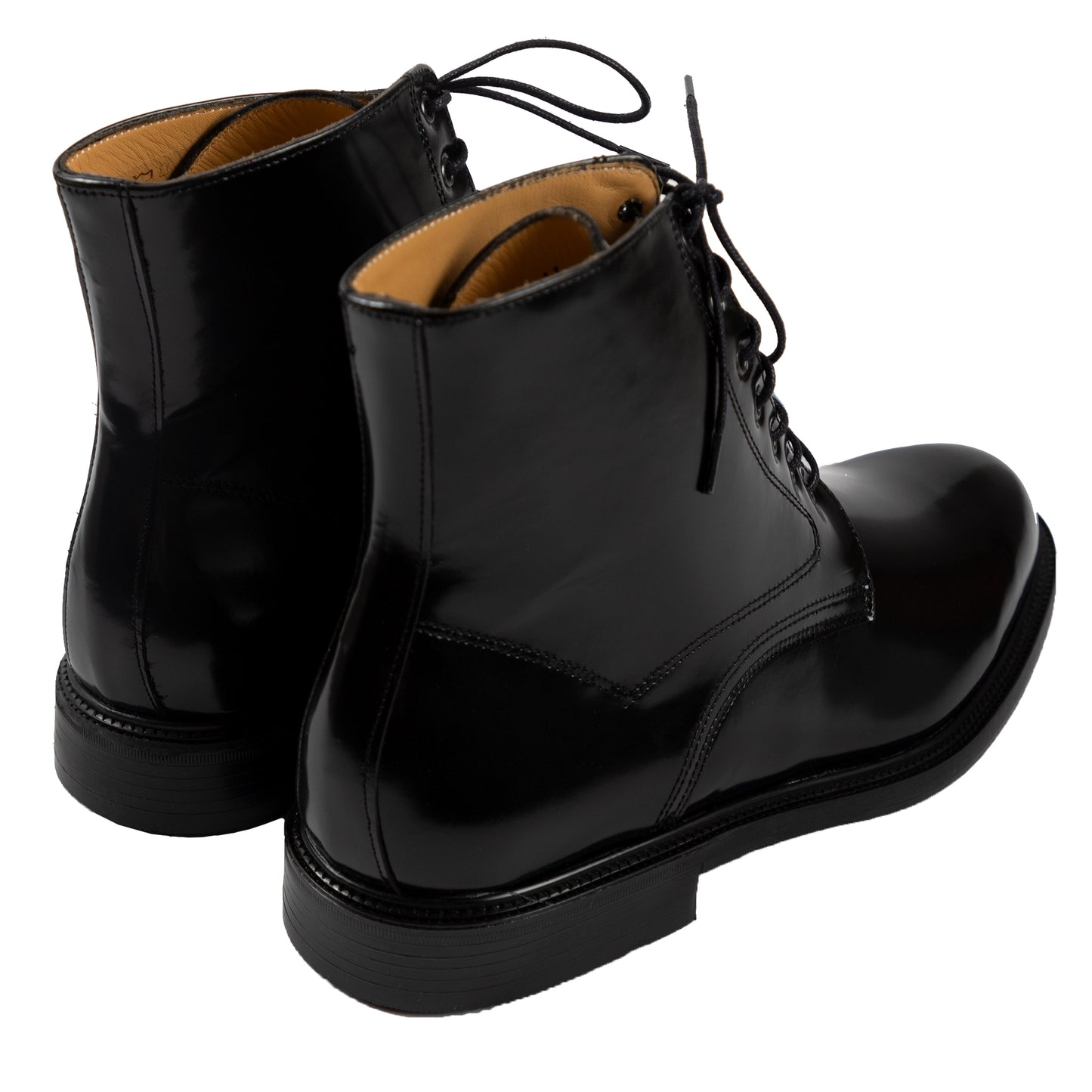 Kleman Boule Vernis Boot Footwear Shoe Workwear Lace Up Black
