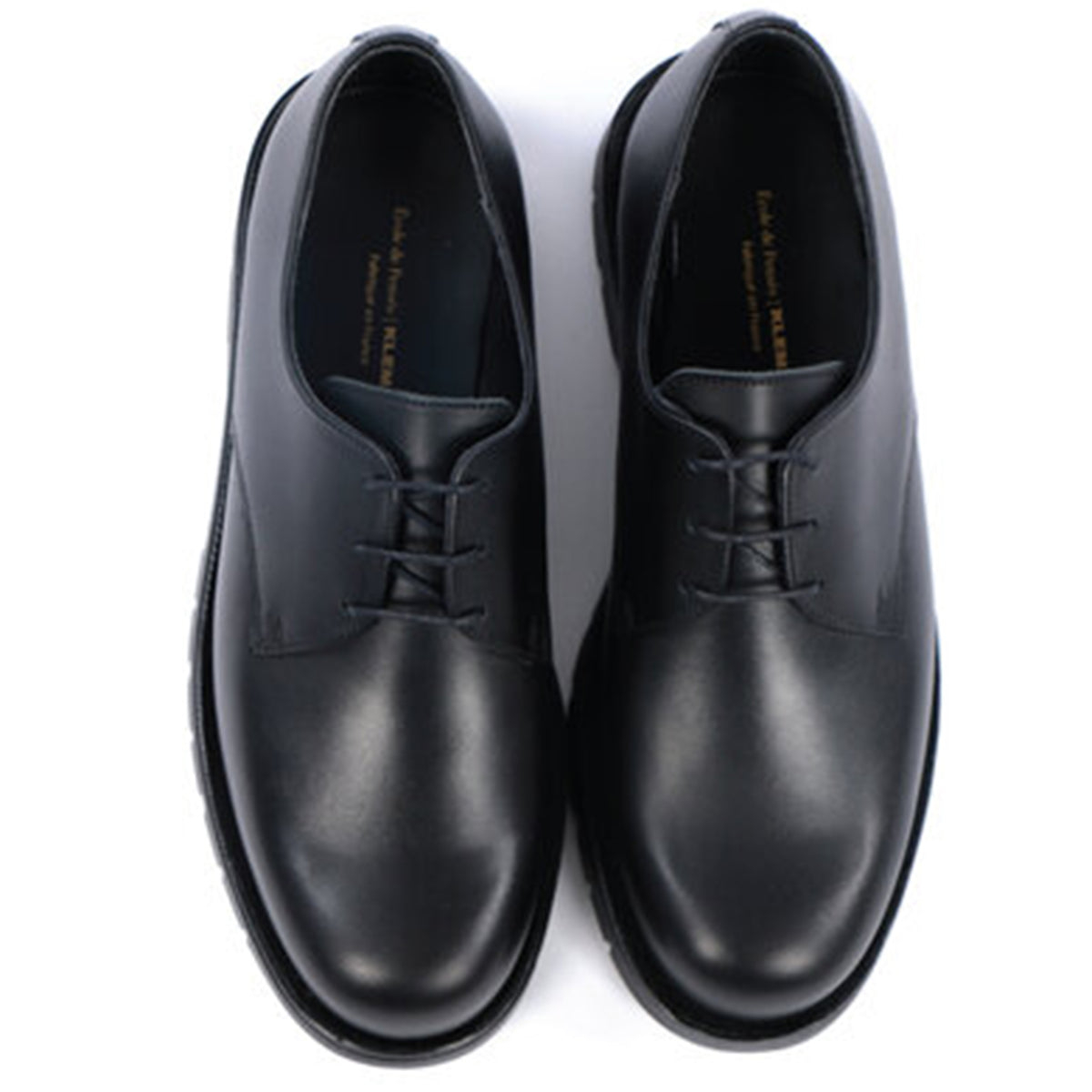 Kleman x Ecole de Pensée Dormance Derby Shoe Collaboration Footwear Black Top View