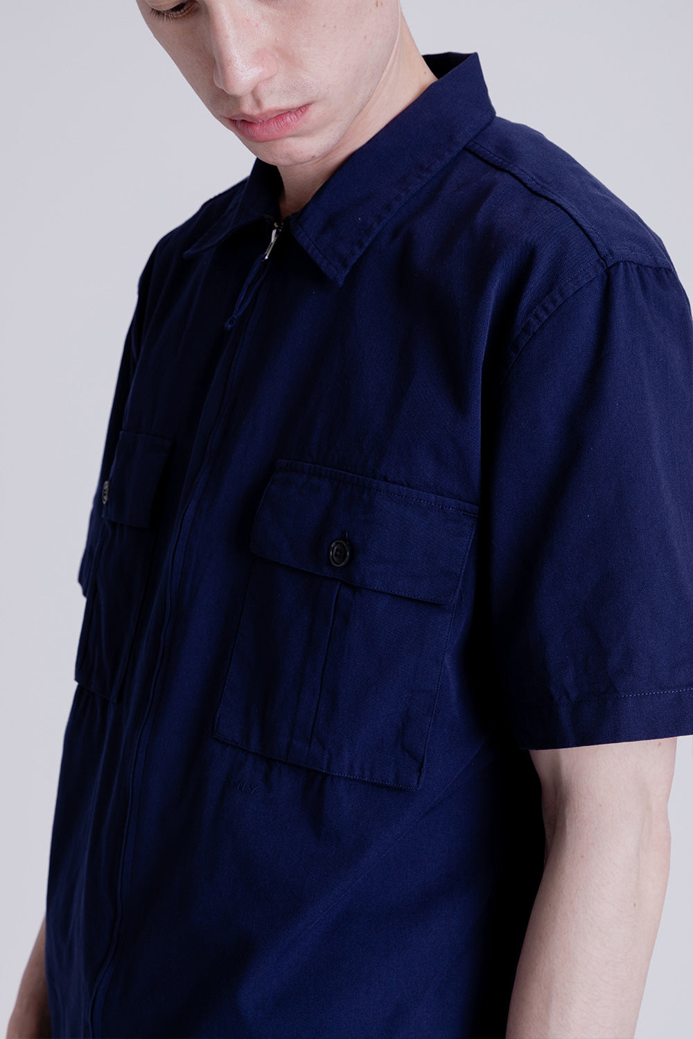 Knickerbocker Safari Shirt in Navy