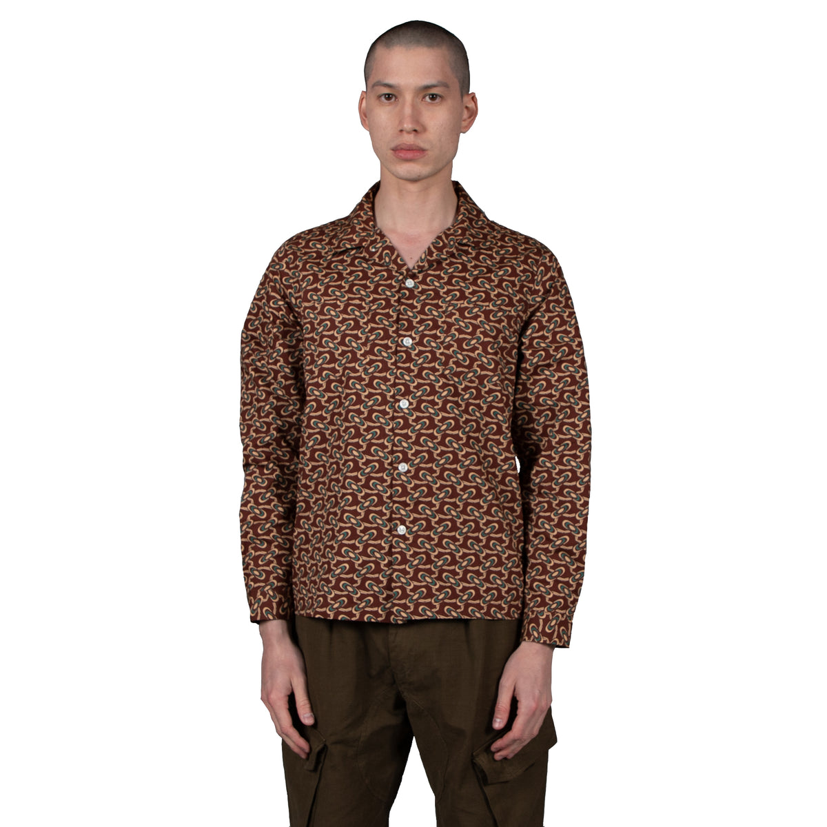Comma Camp Shirt S/S - Tripper Rust - Wallace Mercantile Shop