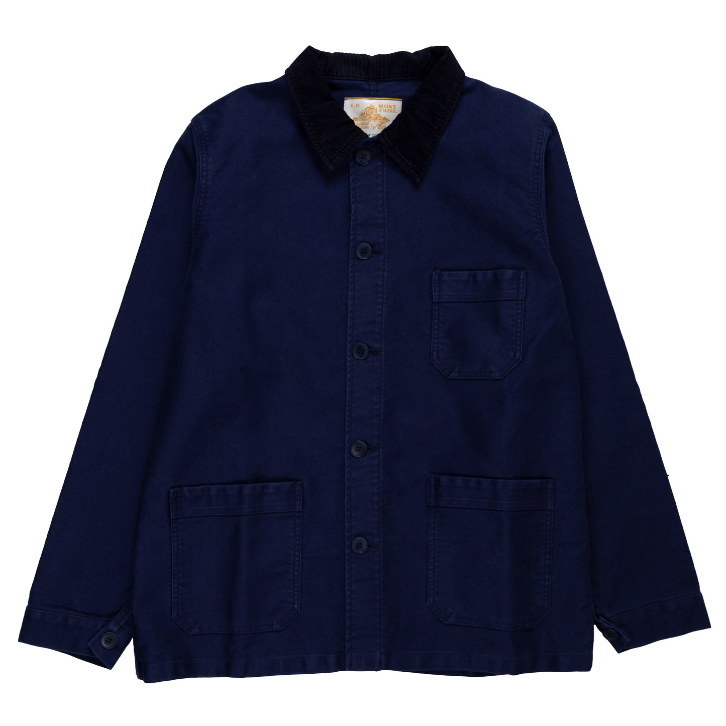GQ Work Jacket Corduroy Collar - Blue