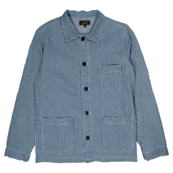 Le Mont Saint-Michel Striped Denim Work Jacket | Wallace