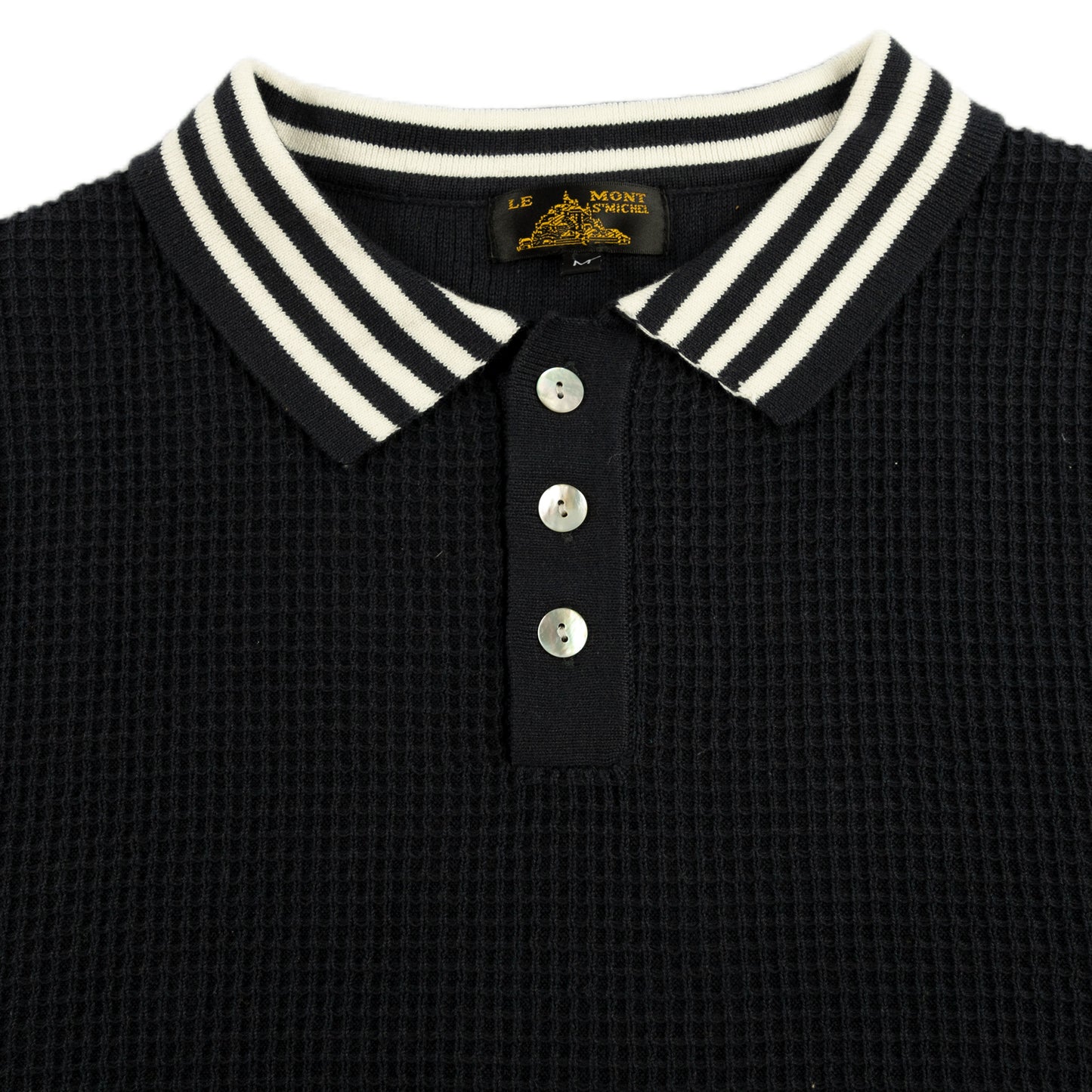 Polo Neck Sweater - Navy