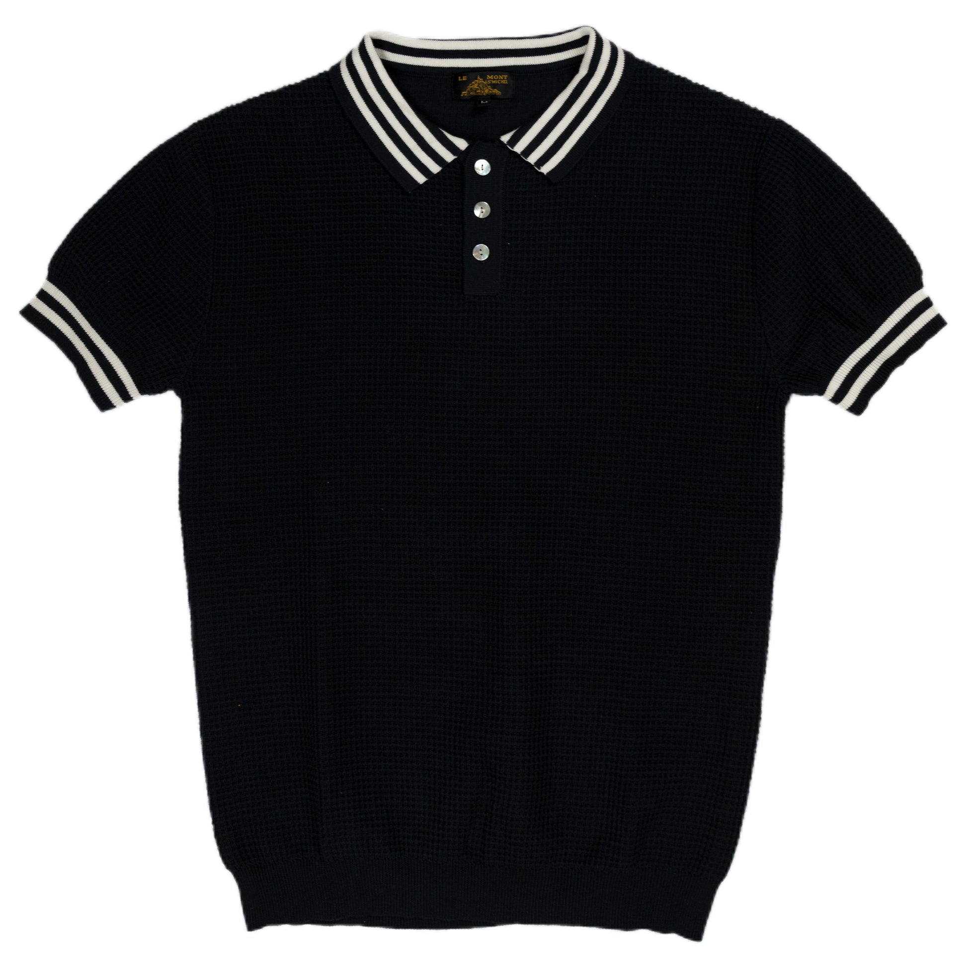 Le Mont St Michel Polo Sweater Navy