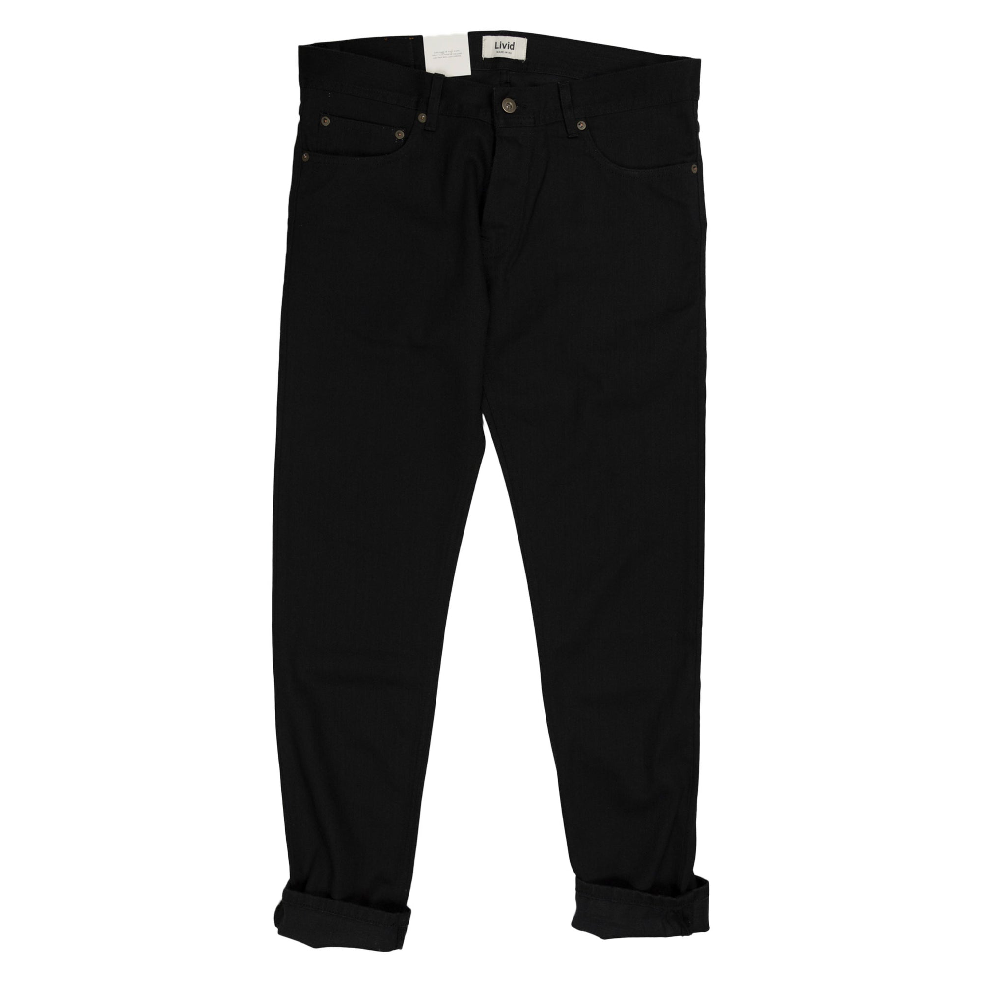 edvard skinny selvedge japan black denim