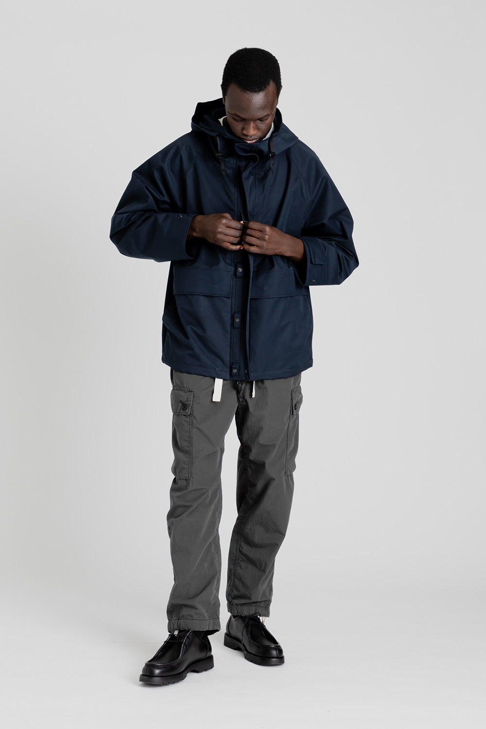 Nanamica 2L GORE-TEX Cruiser Jacket in Navy | Wallace Mercantile Shop