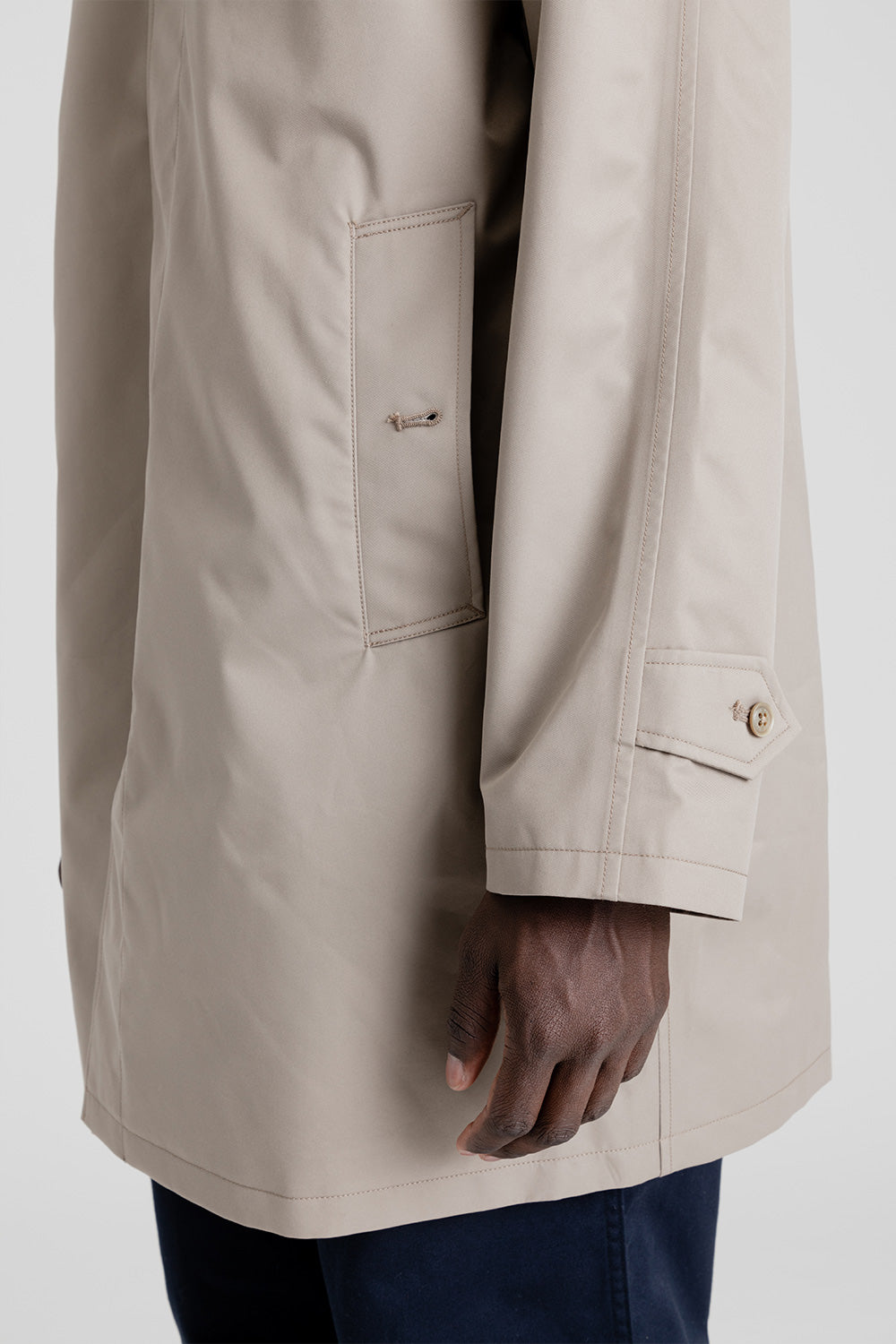 2L Gore-Tex Soutien Collar Coat - Beige