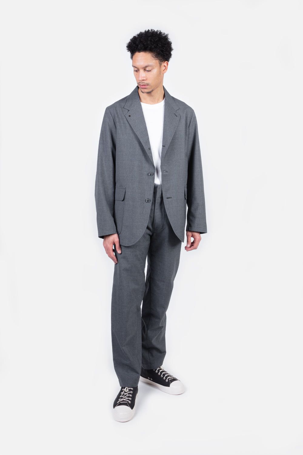 Nanamica Club Jacket in Heather Gray - Wallace Mercantile Shop