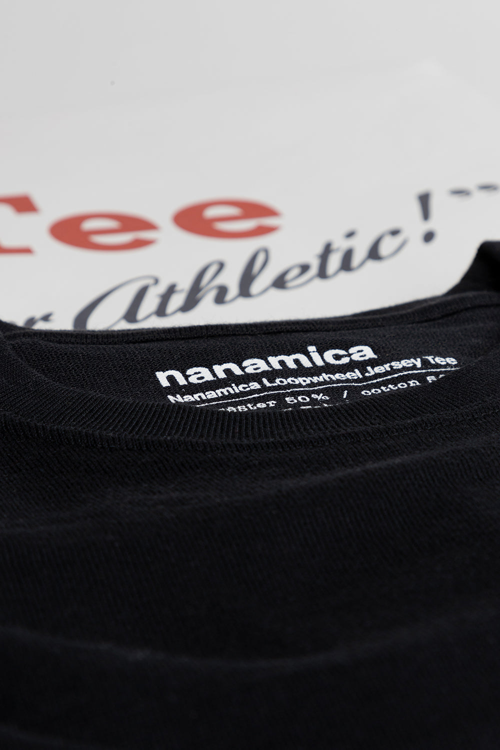 Nanamica Loopwheel Coolmax Jersey Tees in Black | Wallace