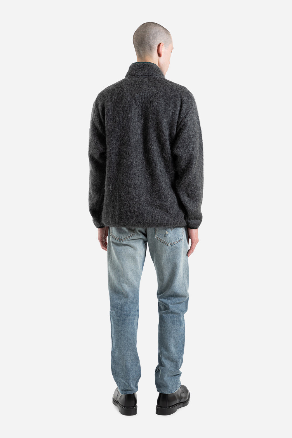 Nanamica Pullover Sweater in Charcoal