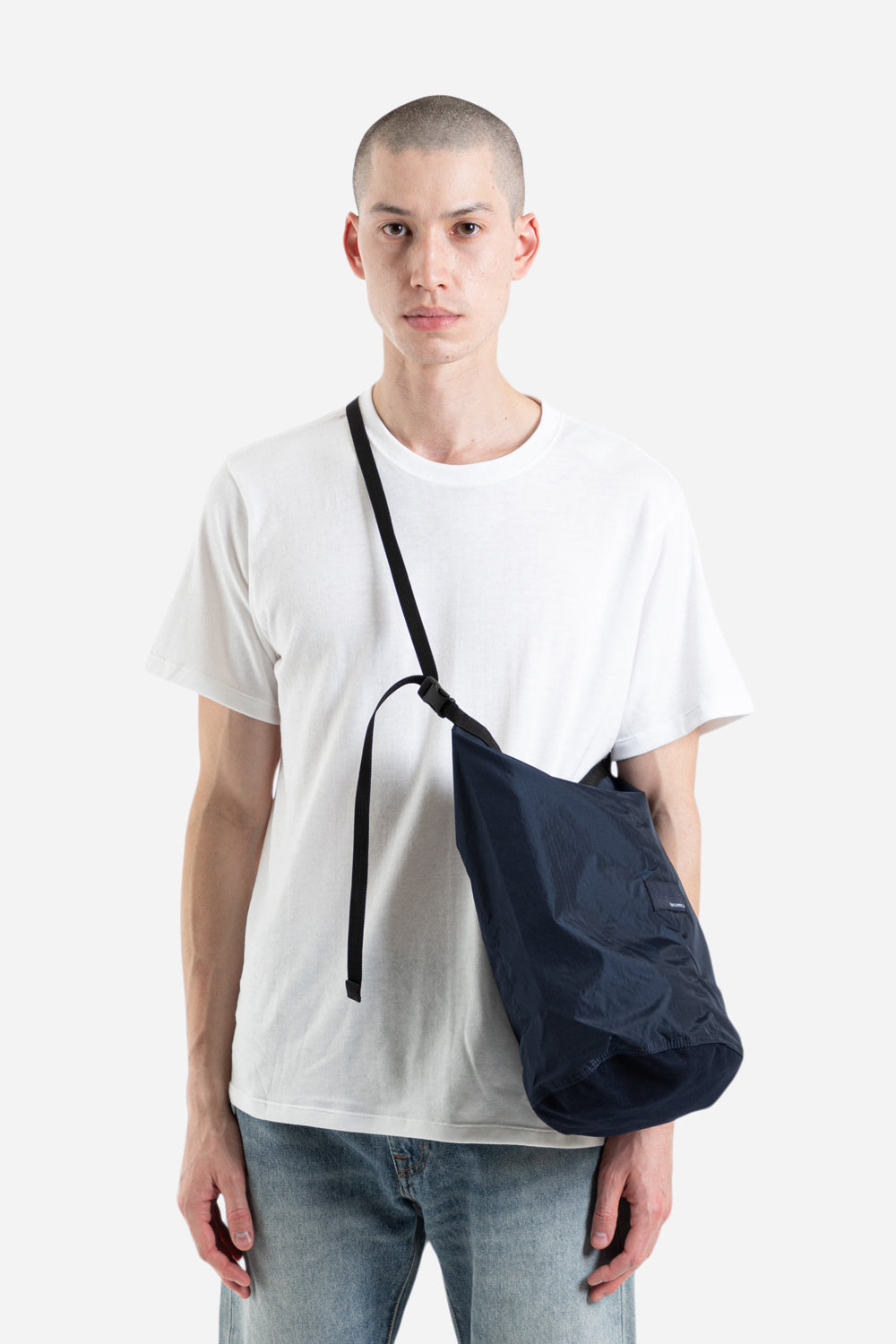 Nanamica Utility Shoulder Bag (Small) In Navy - Wallace Mercantile Sho