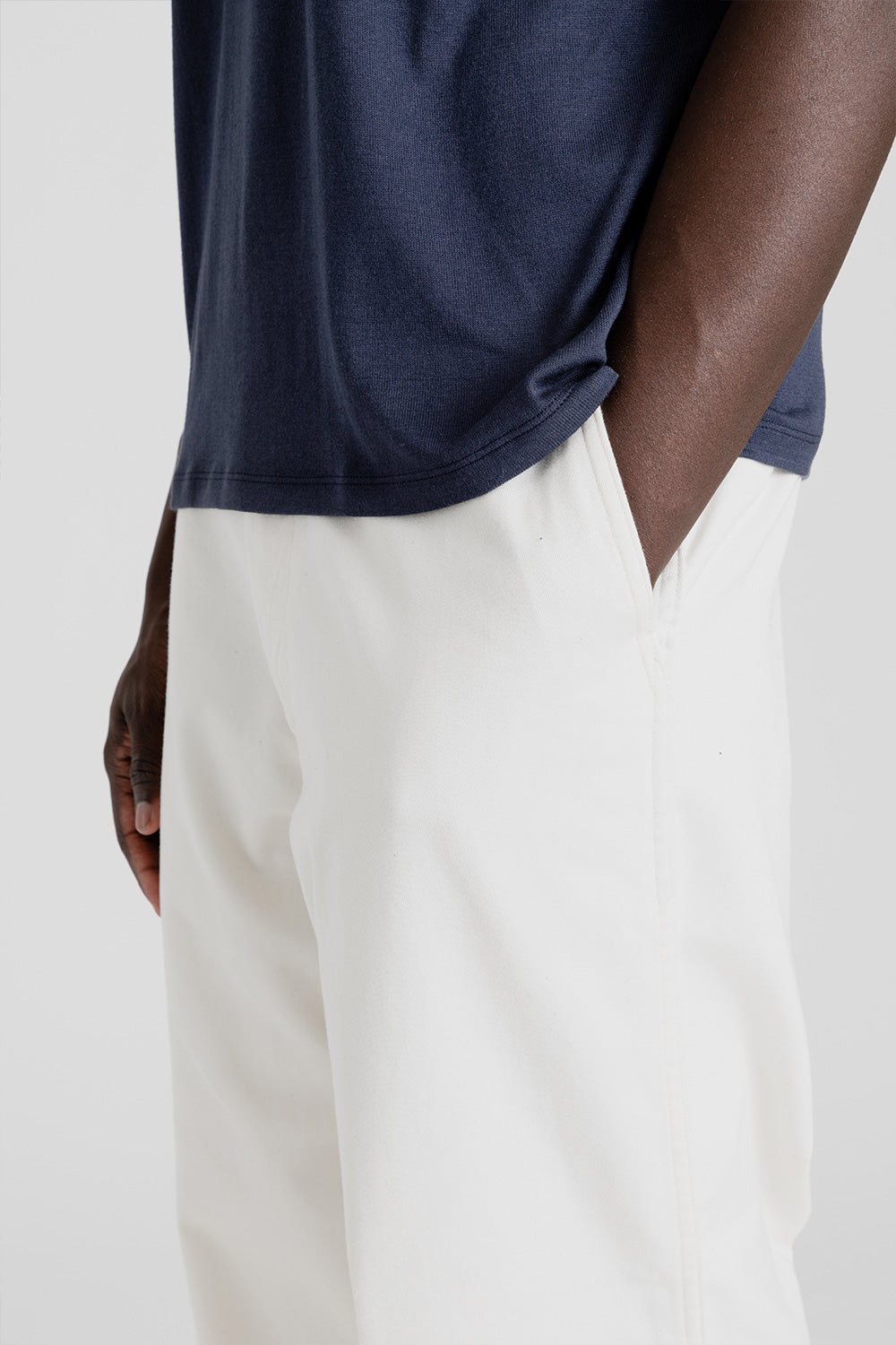 Nanamica Wide Chino Pants - Natural | Wallace Mercantile Shop