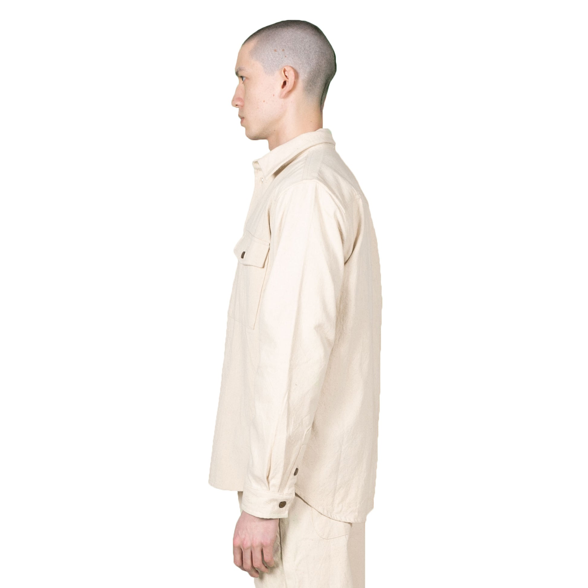 Native North Salt and Pepper Overshirt in Sand