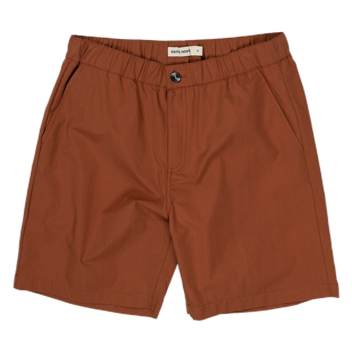 native north paper shorts bottoms rust front
